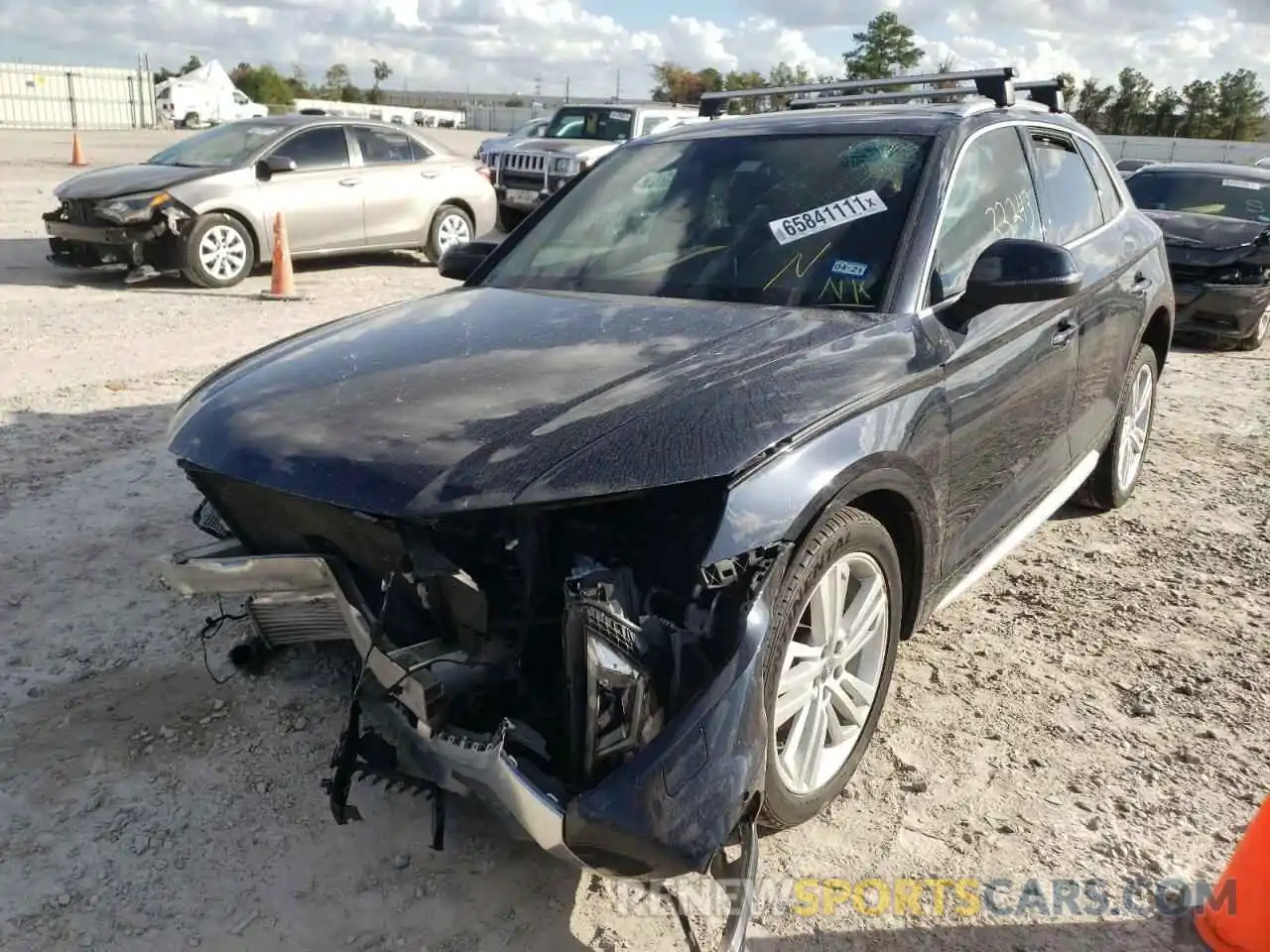 2 Photograph of a damaged car WA1BNAFYXK2091020 AUDI Q5 2019