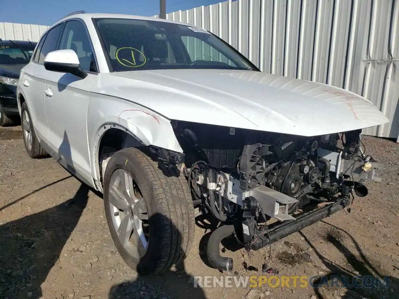 1 Photograph of a damaged car WA1BNAFYXK2106549 AUDI Q5 2019