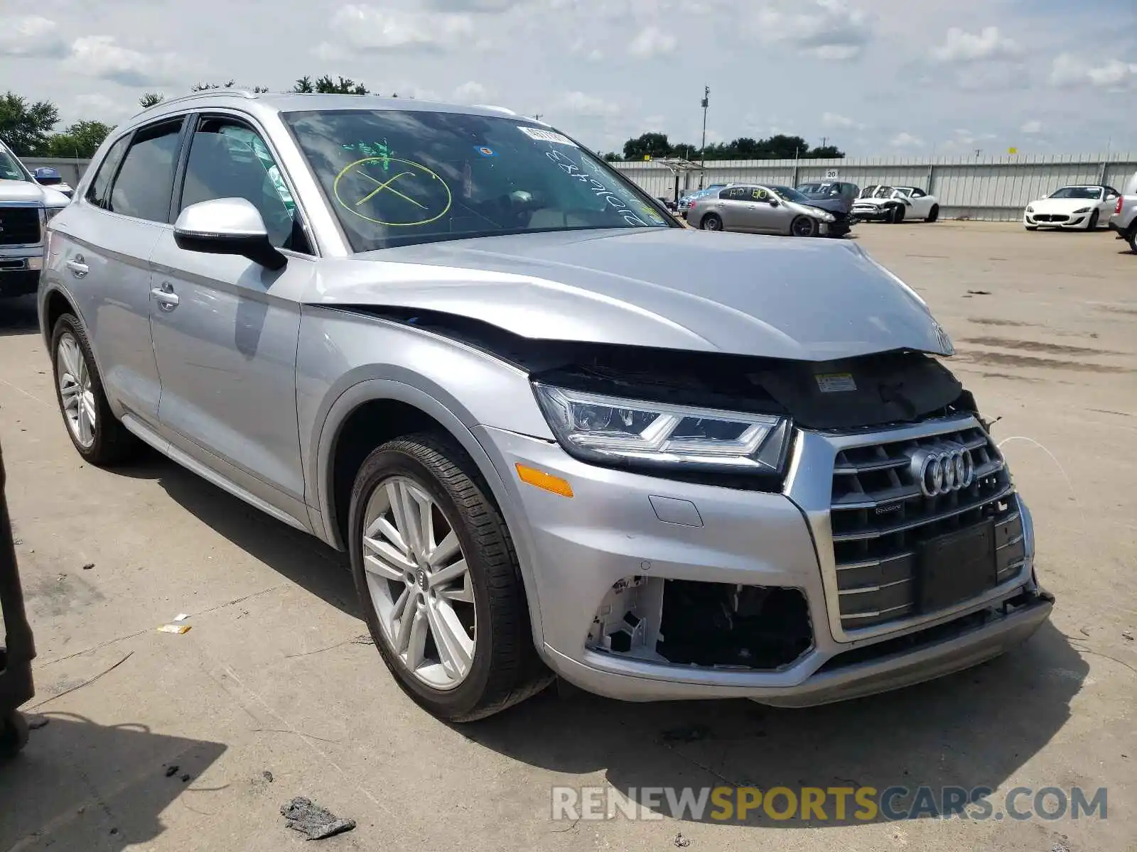 1 Фотография поврежденного автомобиля WA1BNAFYXK2122959 AUDI Q5 2019