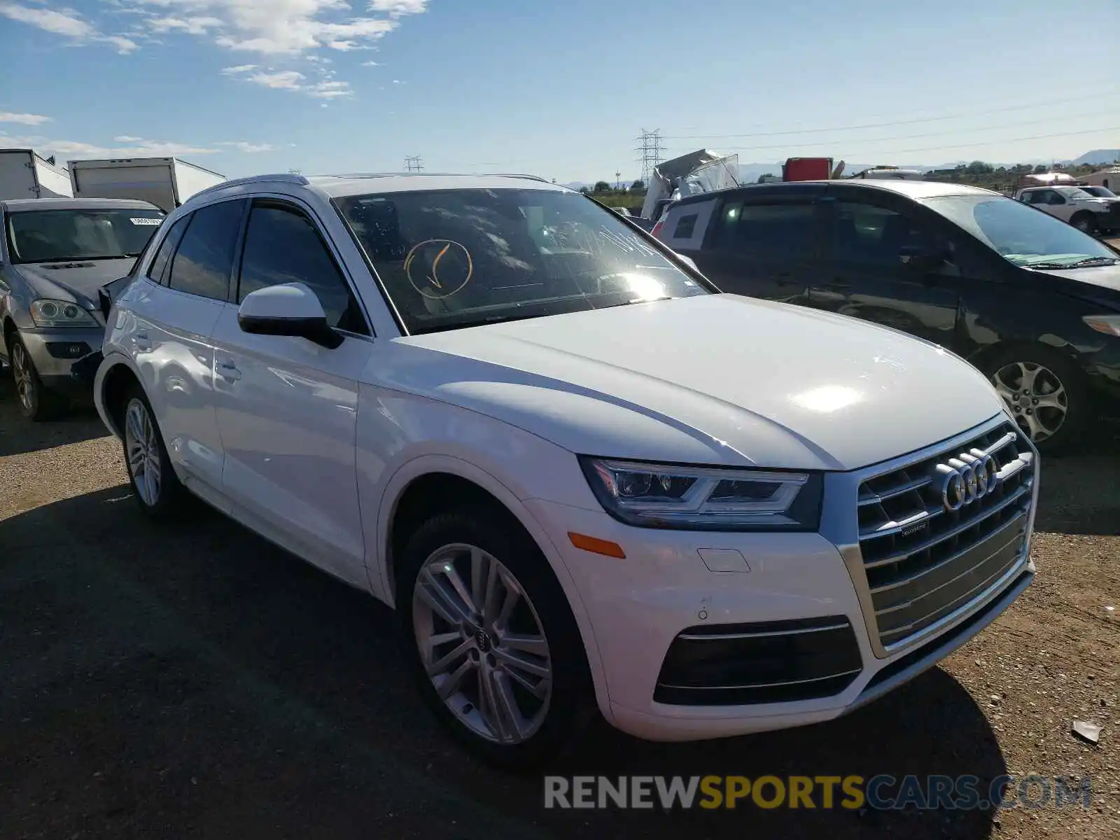 1 Photograph of a damaged car WA1BNAFYXK2123187 AUDI Q5 2019