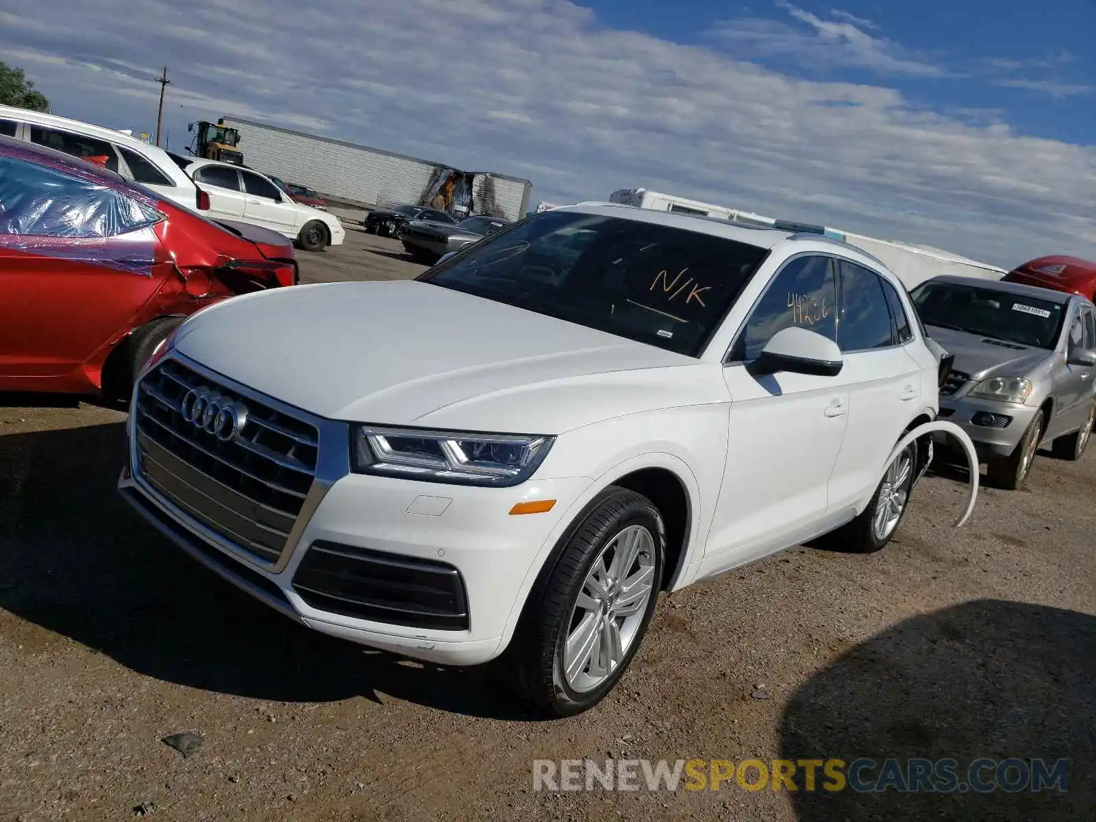 2 Photograph of a damaged car WA1BNAFYXK2123187 AUDI Q5 2019