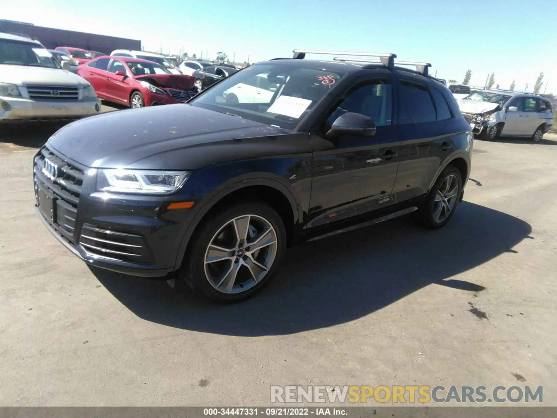 2 Фотография поврежденного автомобиля WA1BNAFYXK2132231 AUDI Q5 2019