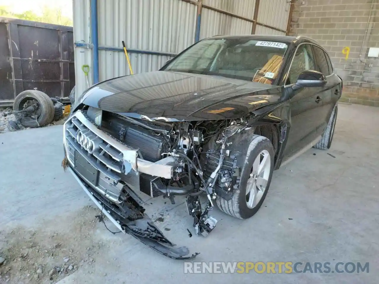 2 Фотография поврежденного автомобиля WA1BNAFYXK2134786 AUDI Q5 2019