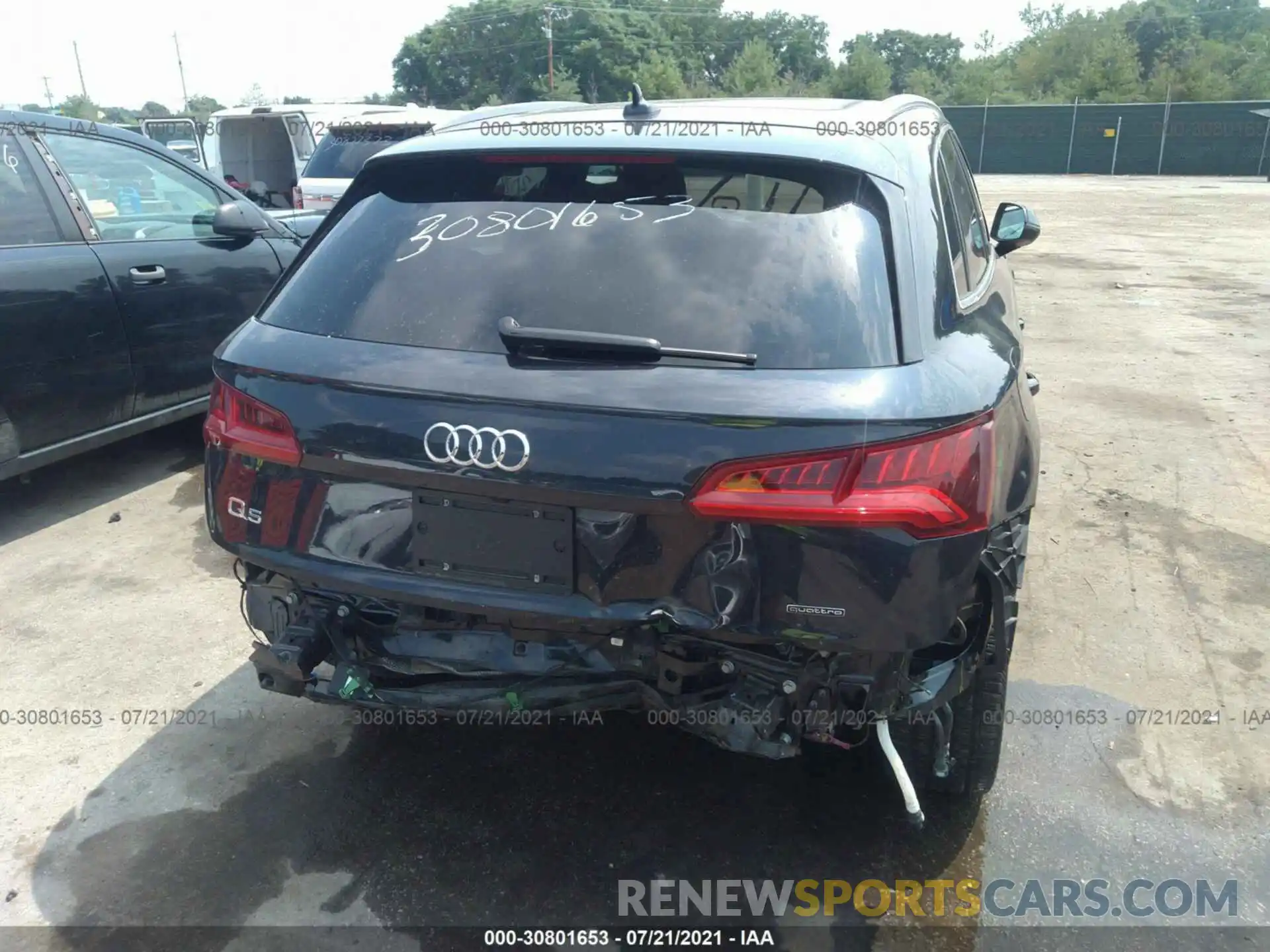 6 Фотография поврежденного автомобиля WA1BNAFYXK2135209 AUDI Q5 2019