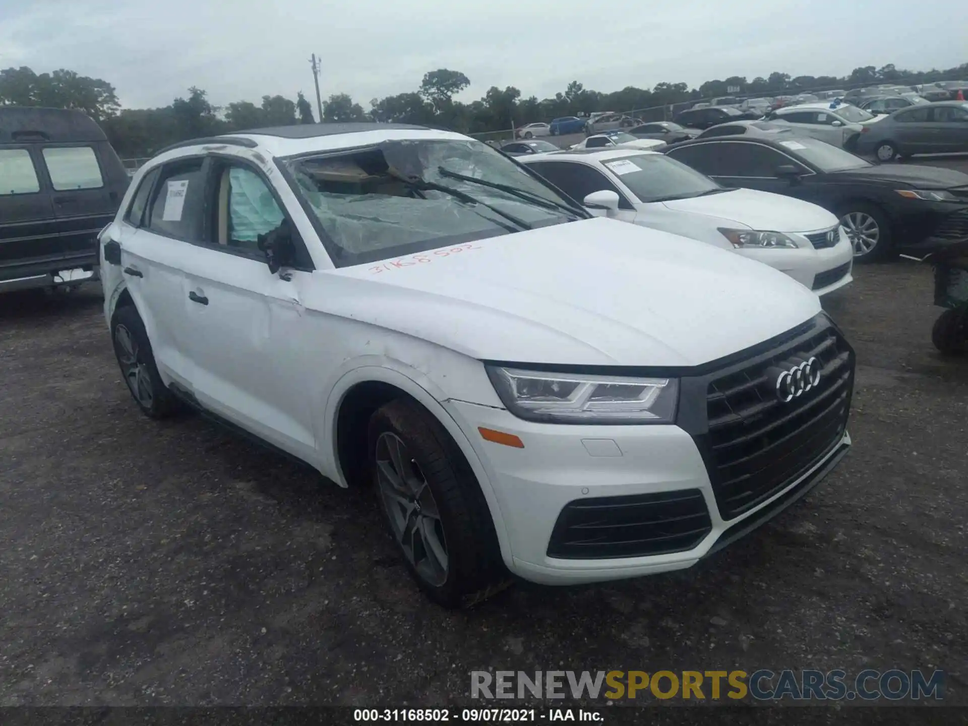 1 Photograph of a damaged car WA1BNBFYXK2025430 AUDI Q5 2019