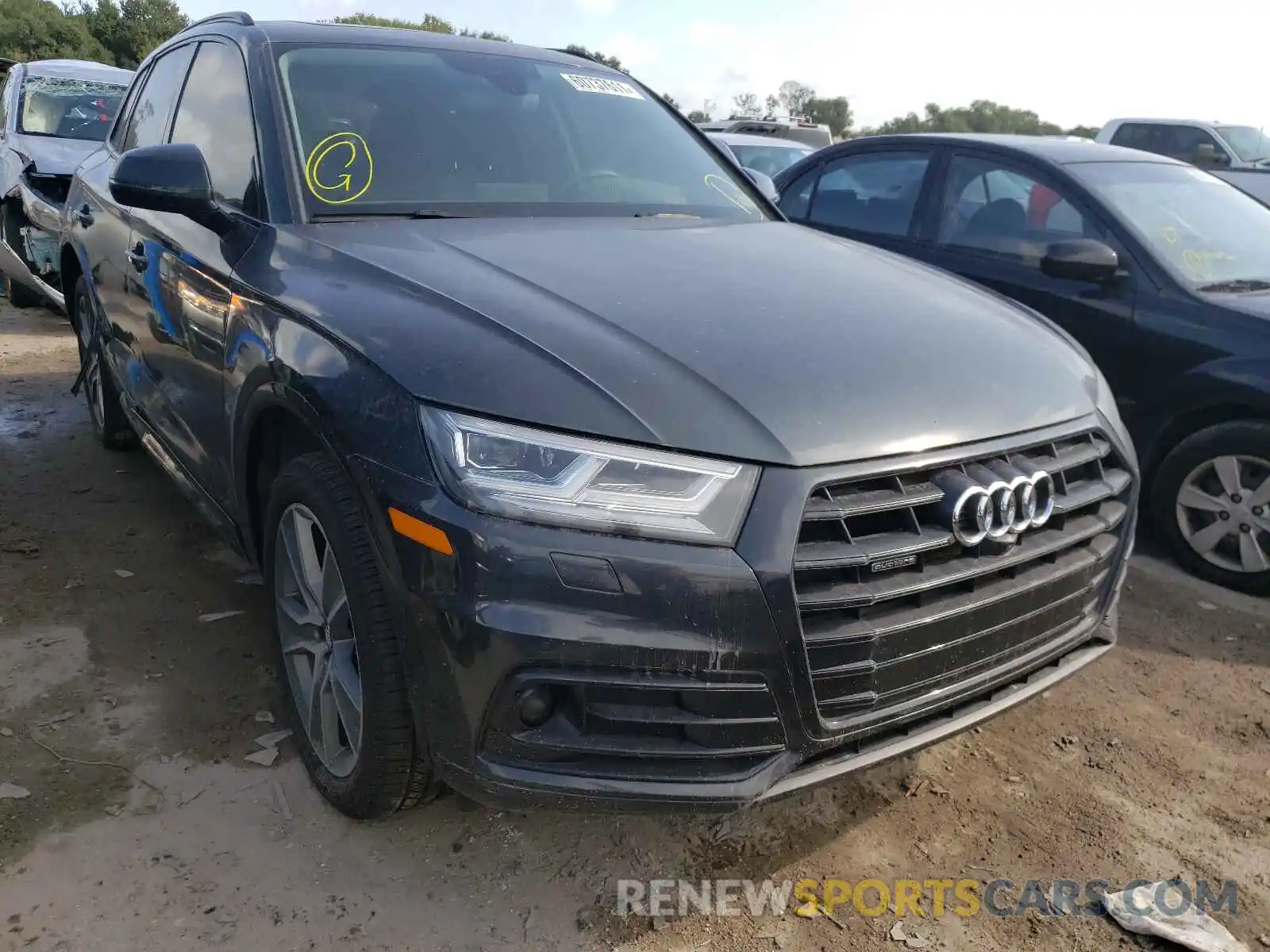 1 Фотография поврежденного автомобиля WA1CNAFY0K2018467 AUDI Q5 2019