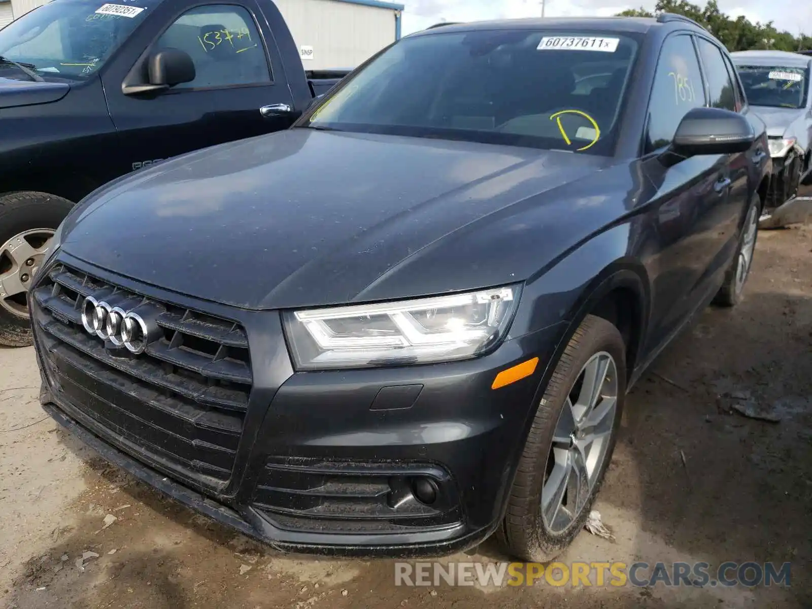 2 Фотография поврежденного автомобиля WA1CNAFY0K2018467 AUDI Q5 2019