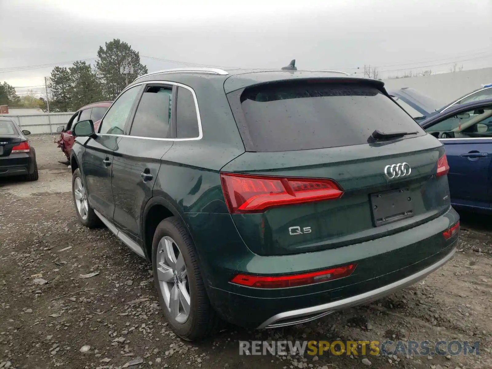 3 Фотография поврежденного автомобиля WA1CNAFY0K2047483 AUDI Q5 2019