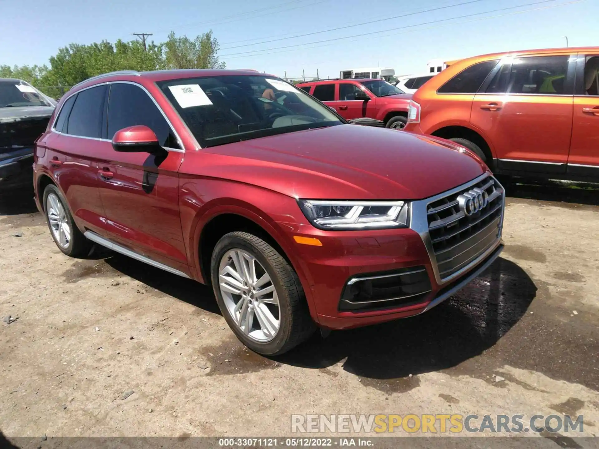 1 Фотография поврежденного автомобиля WA1CNAFY0K2091287 AUDI Q5 2019