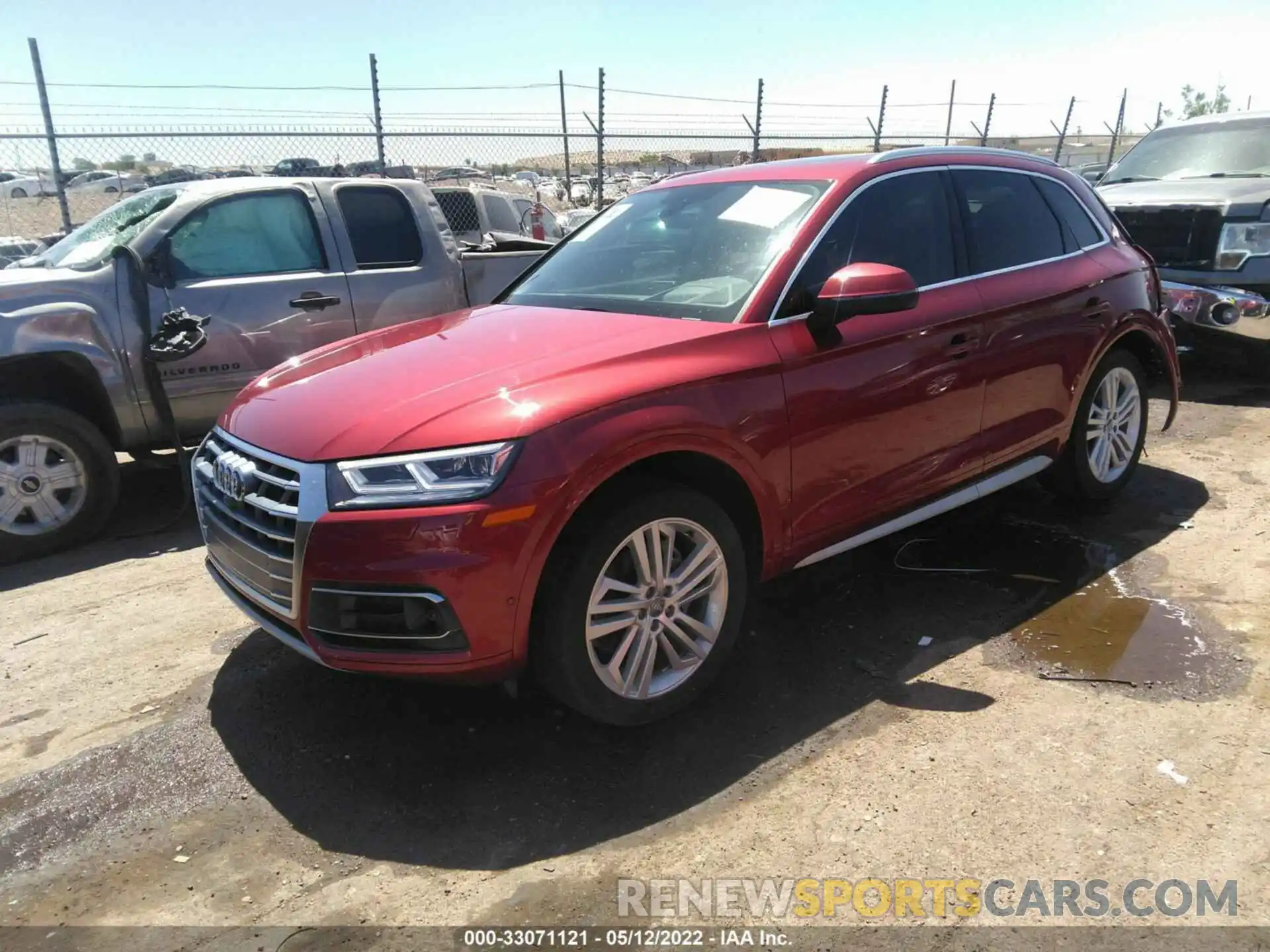 2 Фотография поврежденного автомобиля WA1CNAFY0K2091287 AUDI Q5 2019