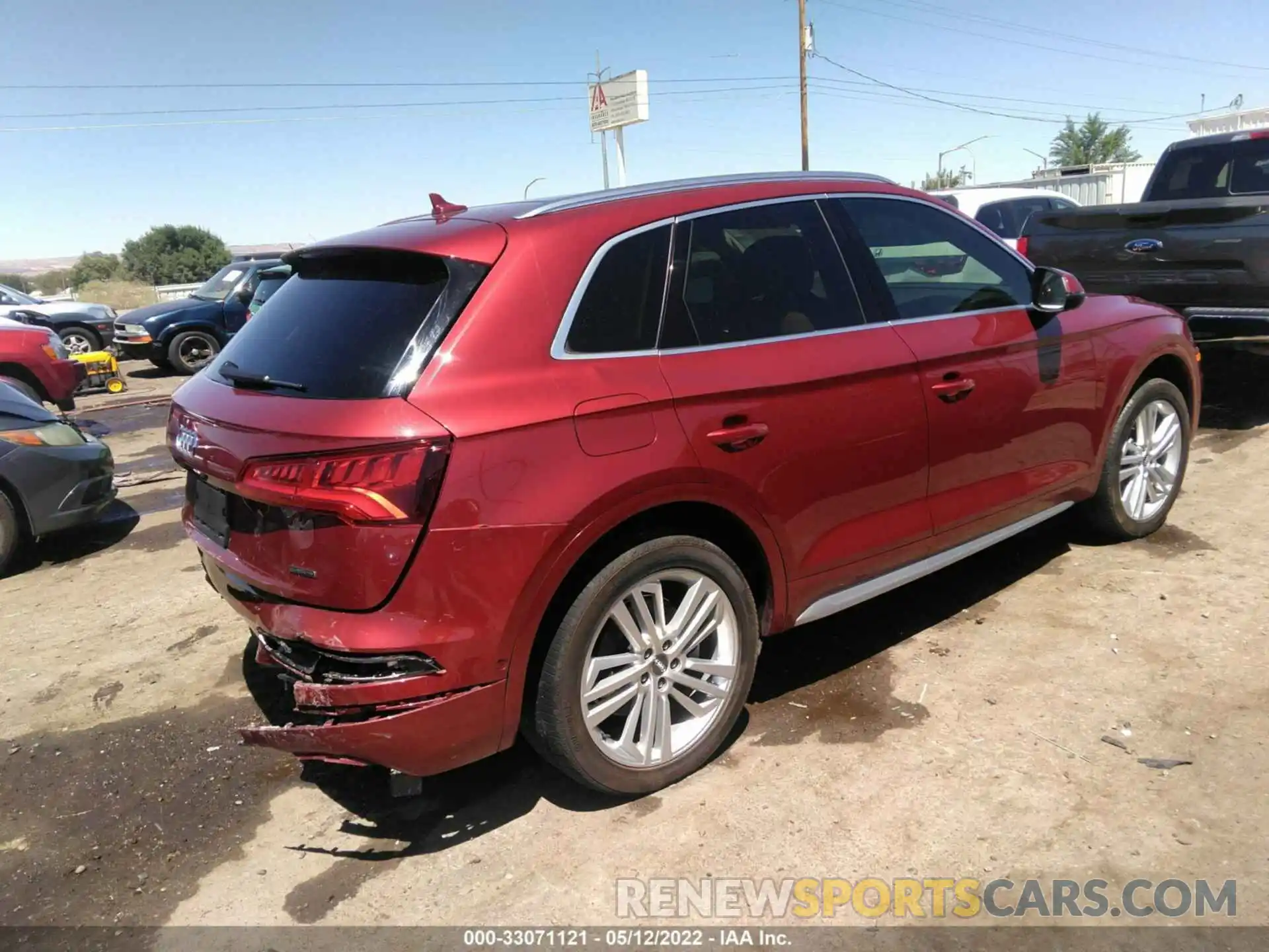 4 Фотография поврежденного автомобиля WA1CNAFY0K2091287 AUDI Q5 2019