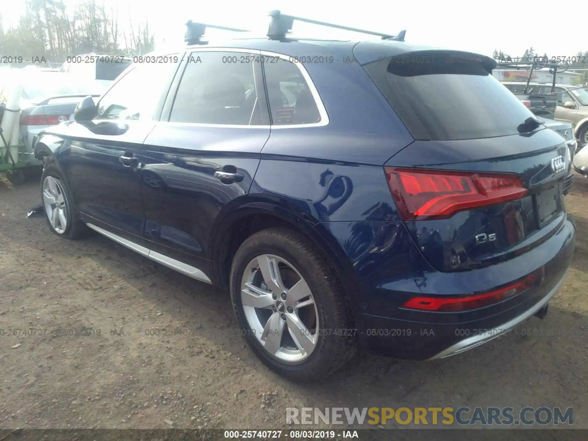 3 Фотография поврежденного автомобиля WA1CNAFY1K2023841 AUDI Q5 2019