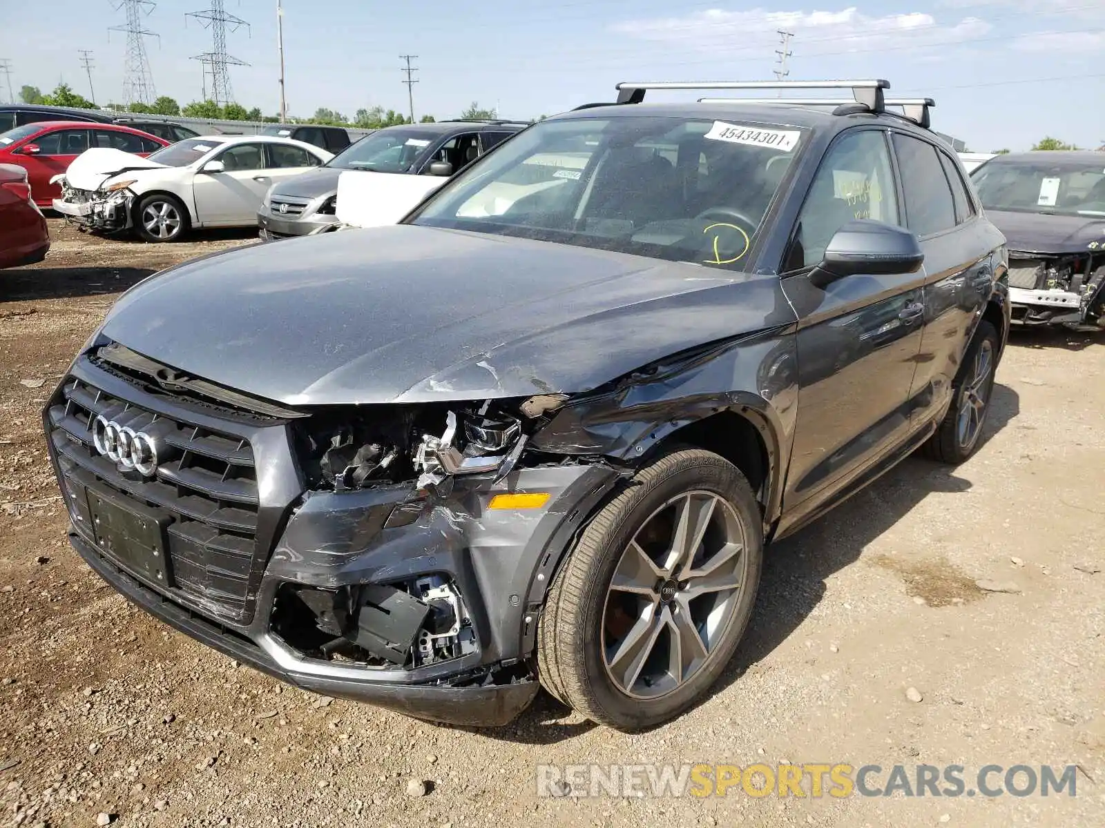 2 Photograph of a damaged car WA1CNAFY1K2027968 AUDI Q5 2019