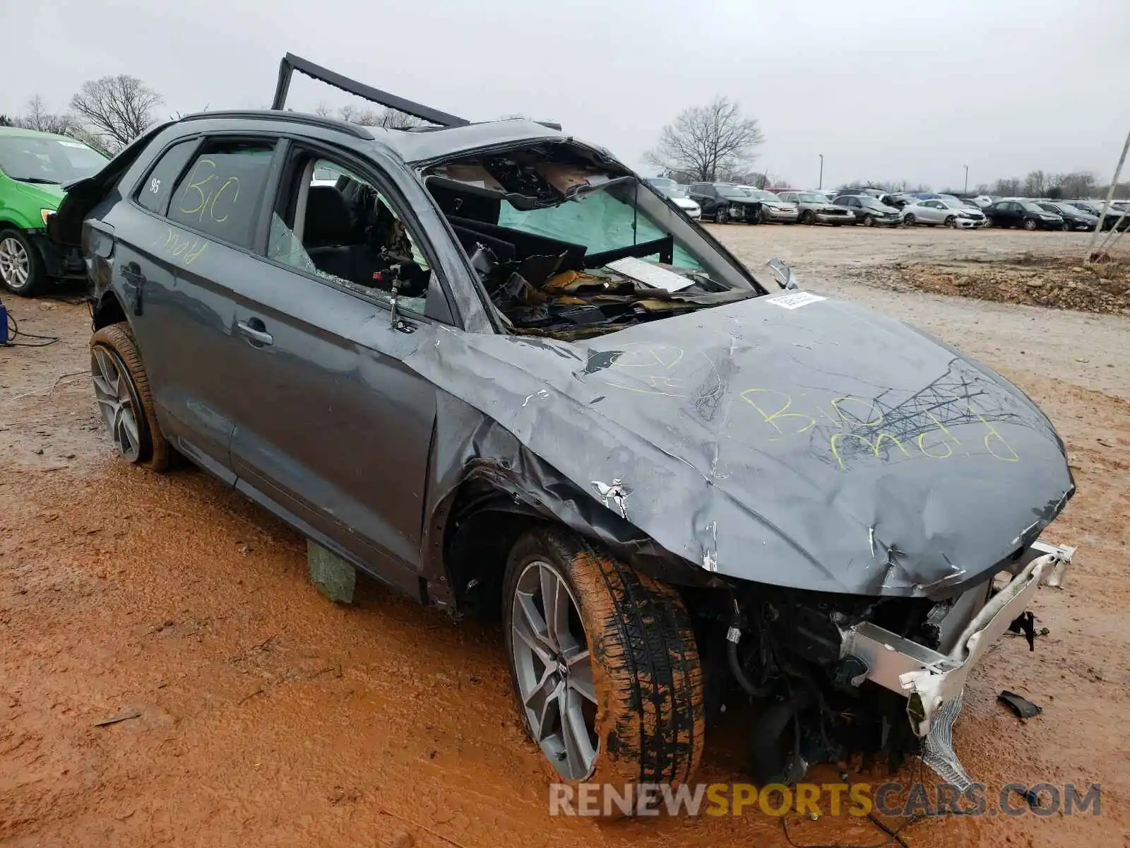 1 Photograph of a damaged car WA1CNAFY1K2056743 AUDI Q5 2019