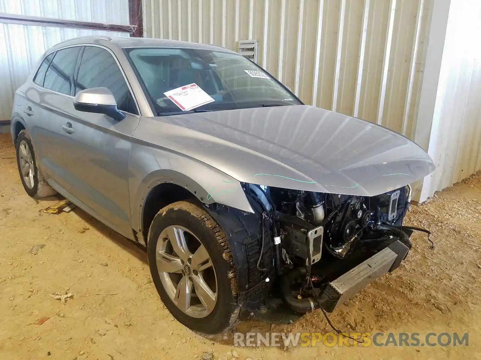 1 Photograph of a damaged car WA1CNAFY1K2106525 AUDI Q5 2019