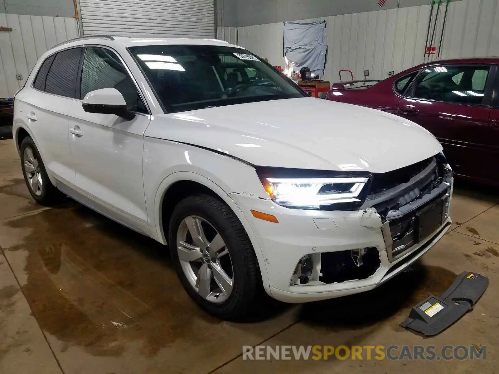 1 Photograph of a damaged car WA1CNAFY2K2053544 AUDI Q5 2019