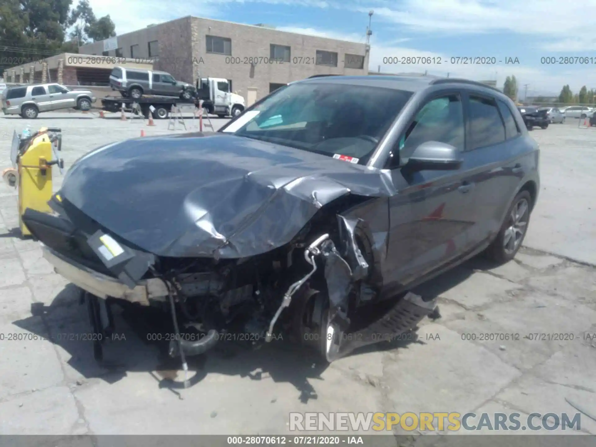 2 Photograph of a damaged car WA1CNAFY2K2089332 AUDI Q5 2019