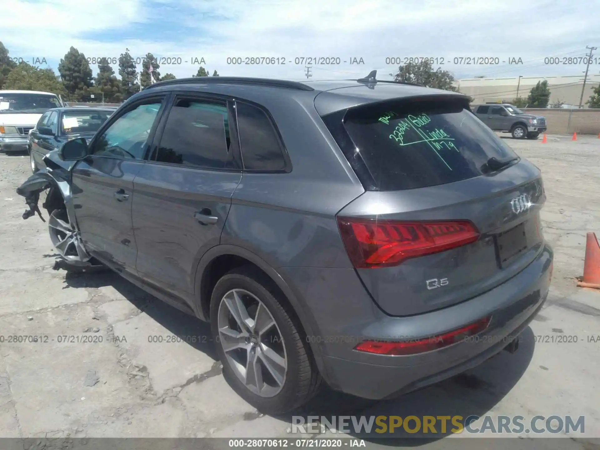 3 Photograph of a damaged car WA1CNAFY2K2089332 AUDI Q5 2019