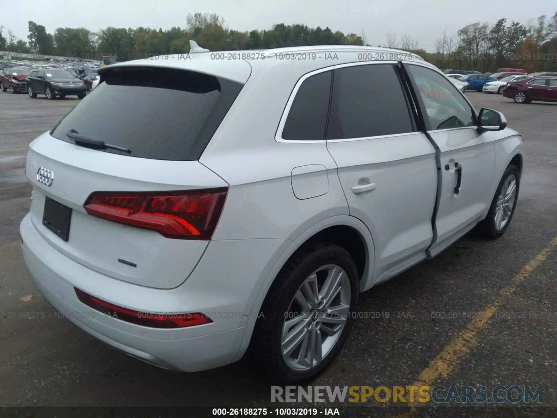 4 Фотография поврежденного автомобиля WA1CNAFY2K2094580 AUDI Q5 2019