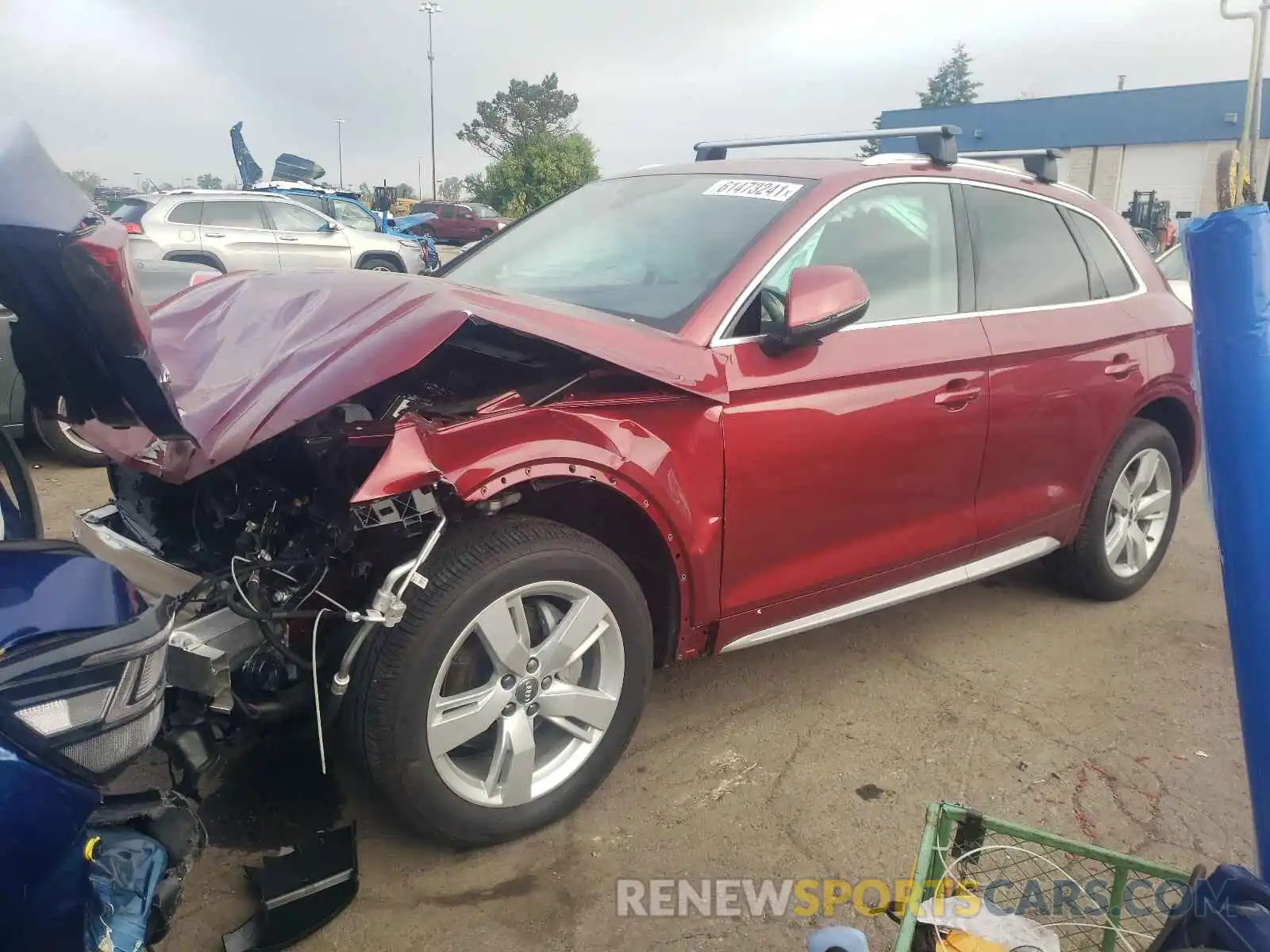 2 Photograph of a damaged car WA1CNAFY2K2131465 AUDI Q5 2019