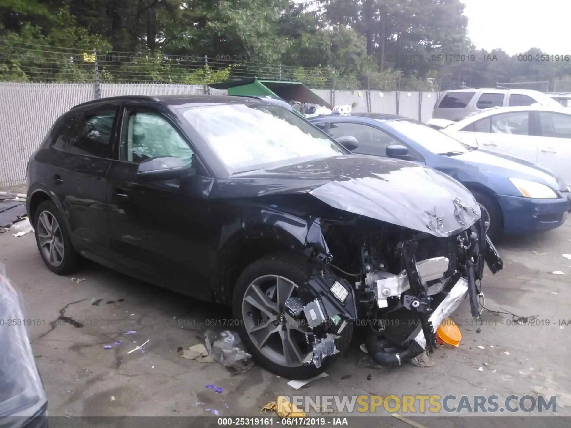 1 Photograph of a damaged car WA1CNAFY3K2018530 AUDI Q5 2019