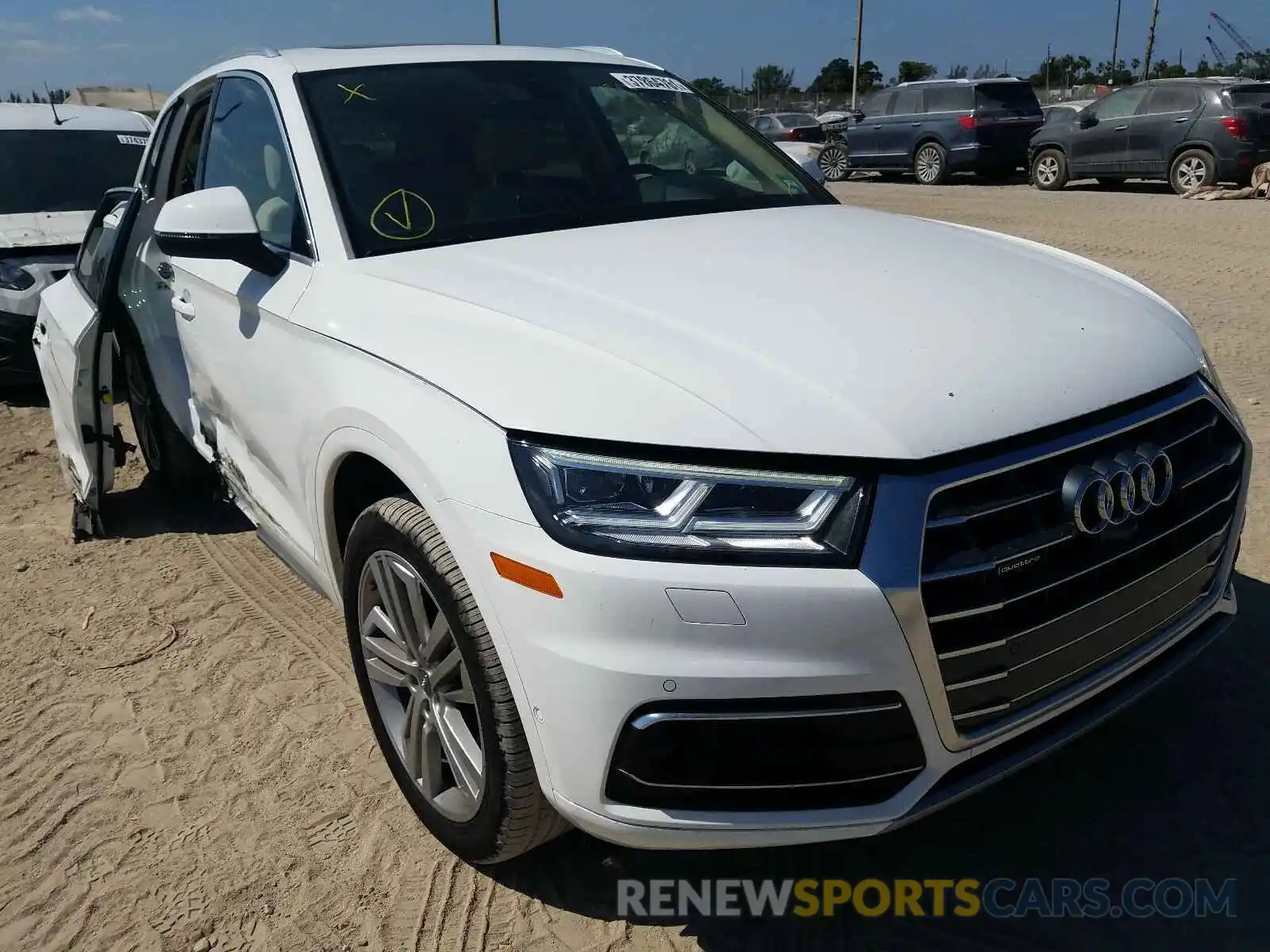 1 Photograph of a damaged car WA1CNAFY3K2027017 AUDI Q5 2019