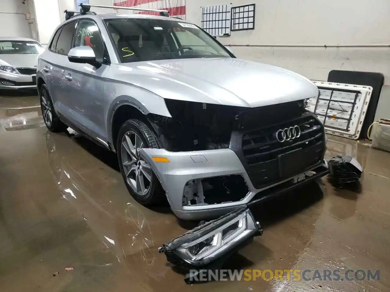 1 Фотография поврежденного автомобиля WA1CNAFY3K2027826 AUDI Q5 2019