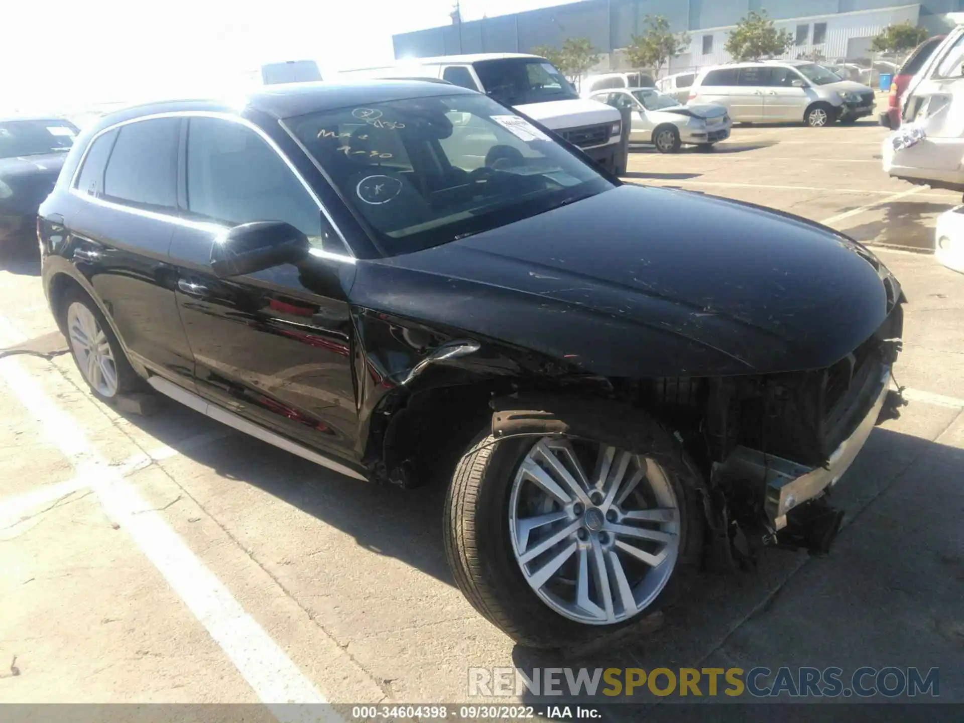 1 Photograph of a damaged car WA1CNAFY4K2046160 AUDI Q5 2019