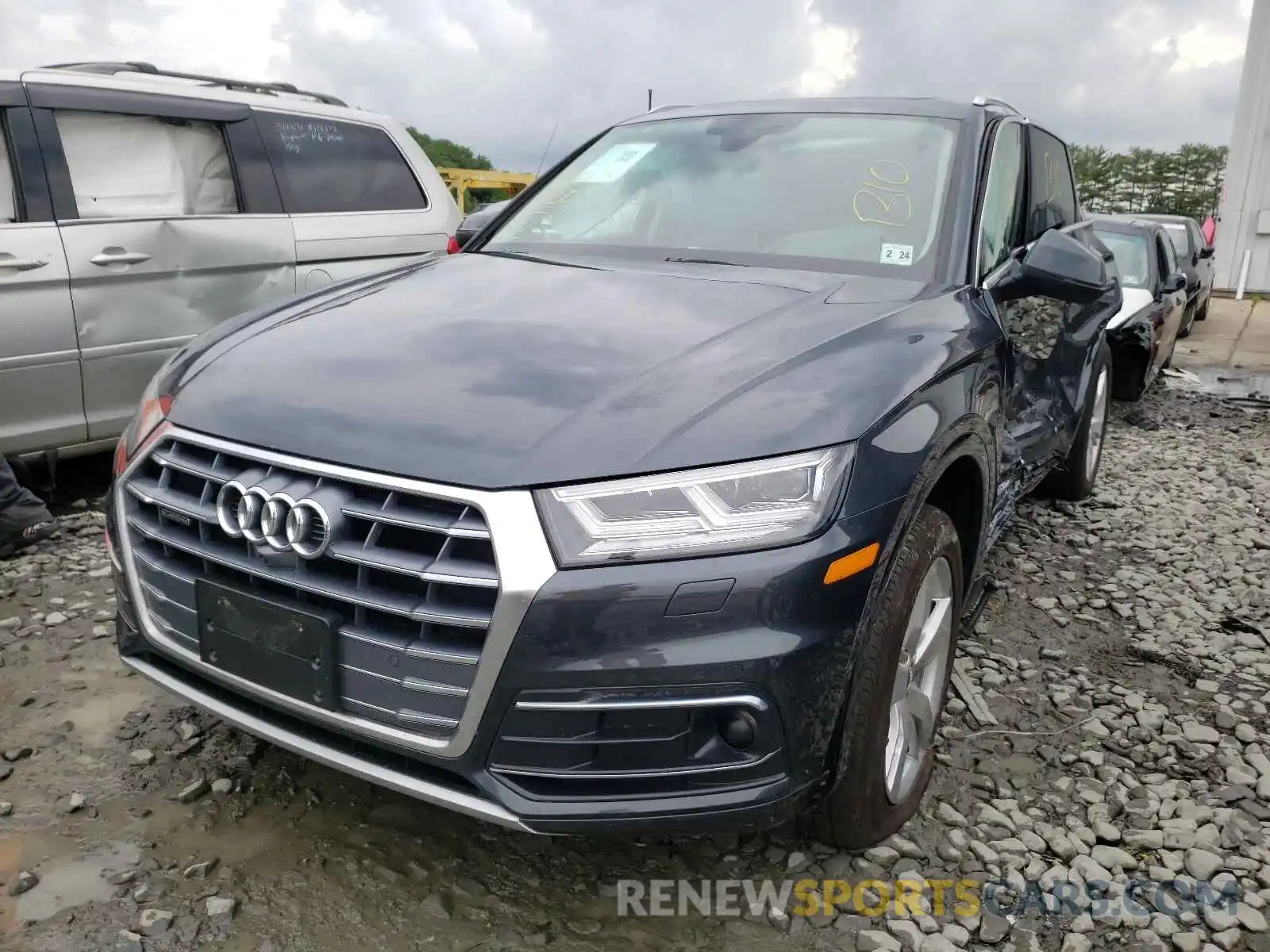 2 Фотография поврежденного автомобиля WA1CNAFY4K2047762 AUDI Q5 2019