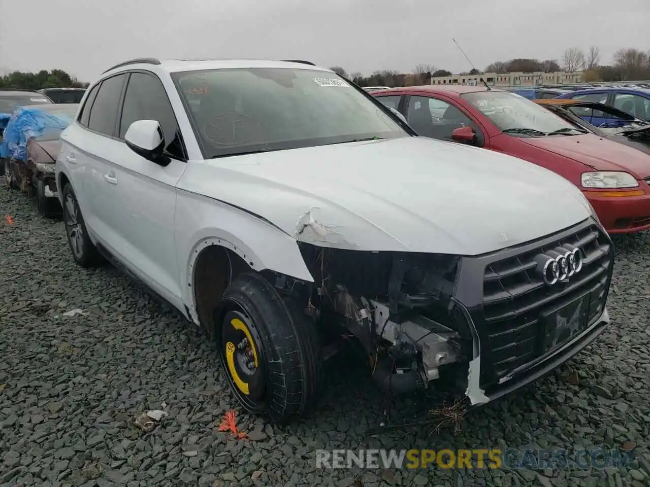 1 Photograph of a damaged car WA1CNAFY5K2033658 AUDI Q5 2019