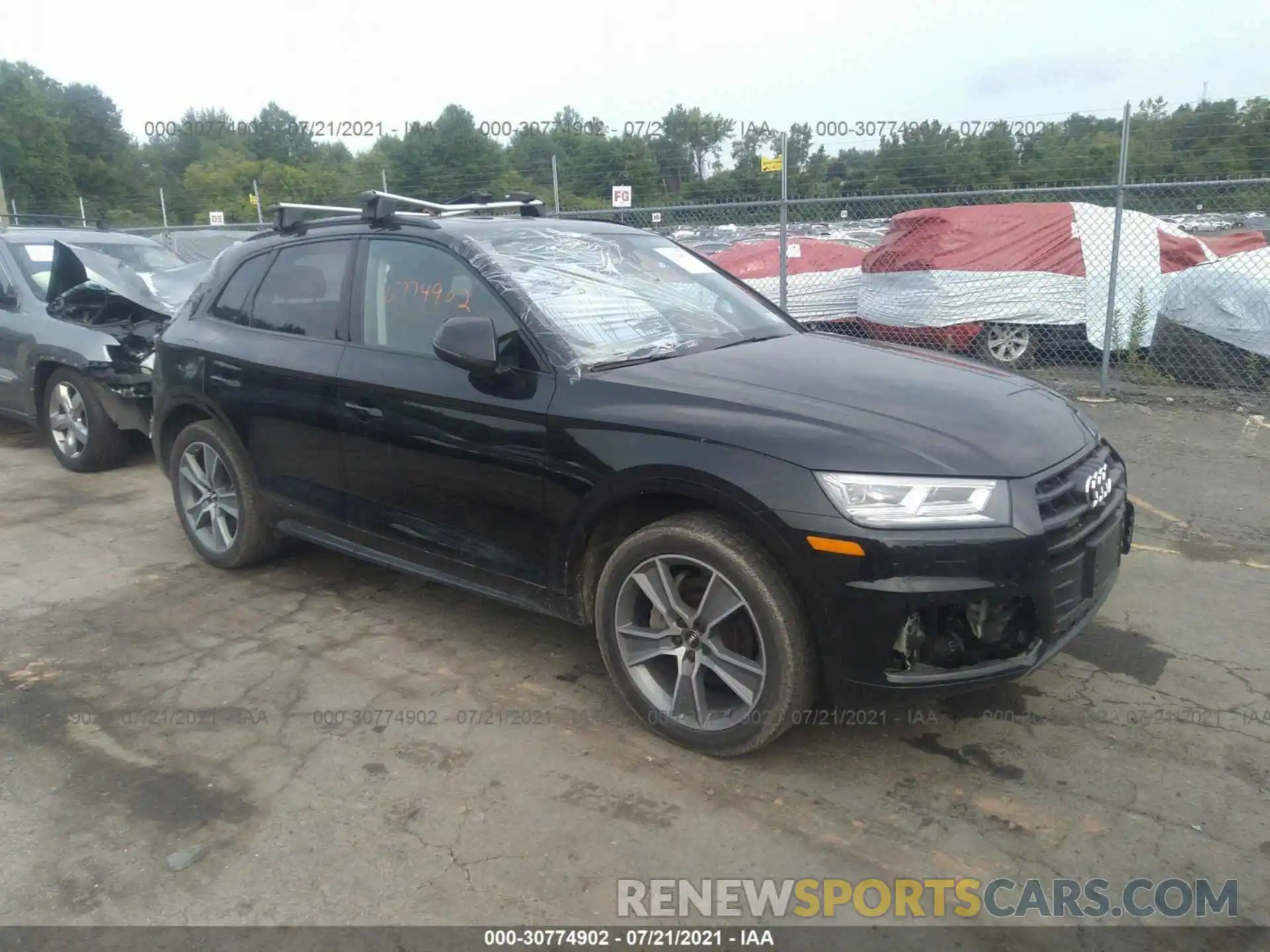 1 Photograph of a damaged car WA1CNAFY5K2036463 AUDI Q5 2019