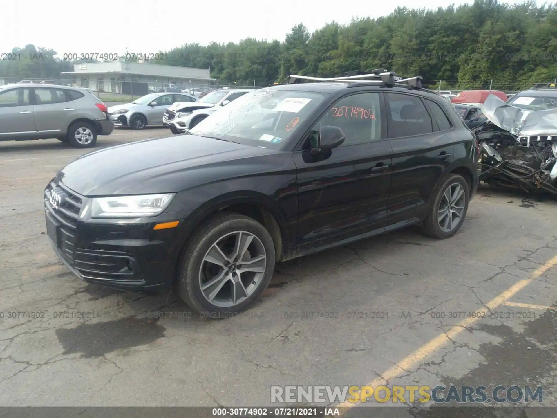 2 Photograph of a damaged car WA1CNAFY5K2036463 AUDI Q5 2019