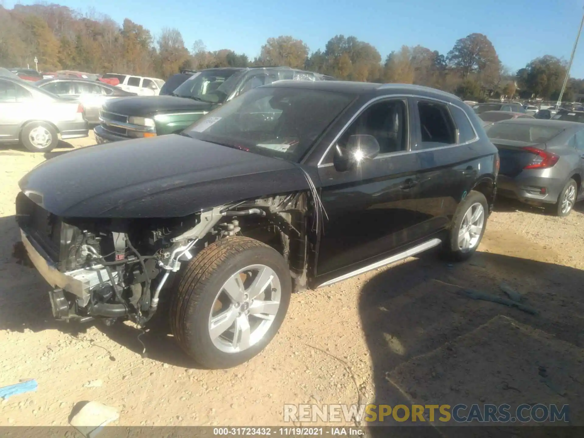 2 Photograph of a damaged car WA1CNAFY5K2045082 AUDI Q5 2019