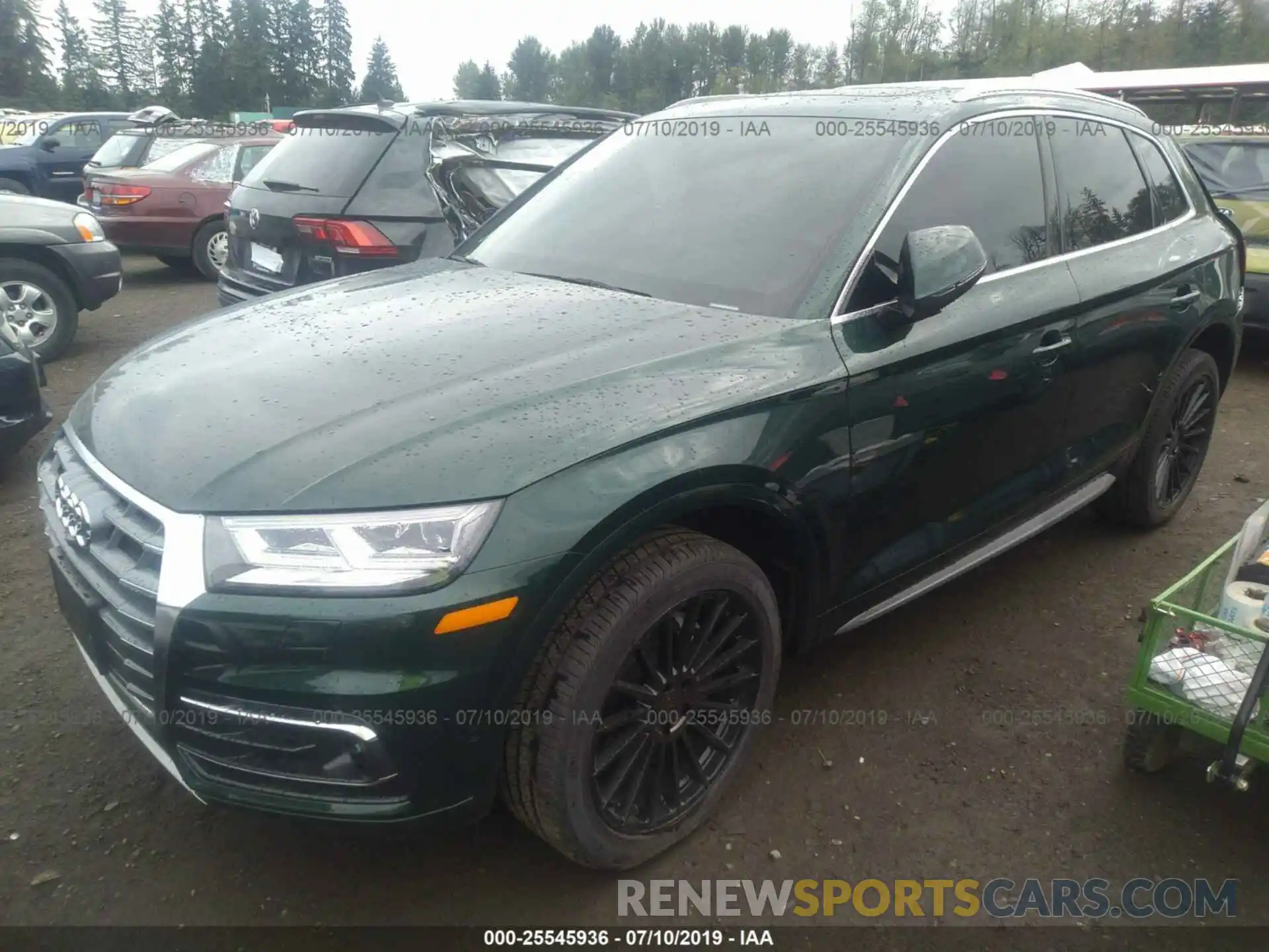 2 Photograph of a damaged car WA1CNAFY5K2051142 AUDI Q5 2019