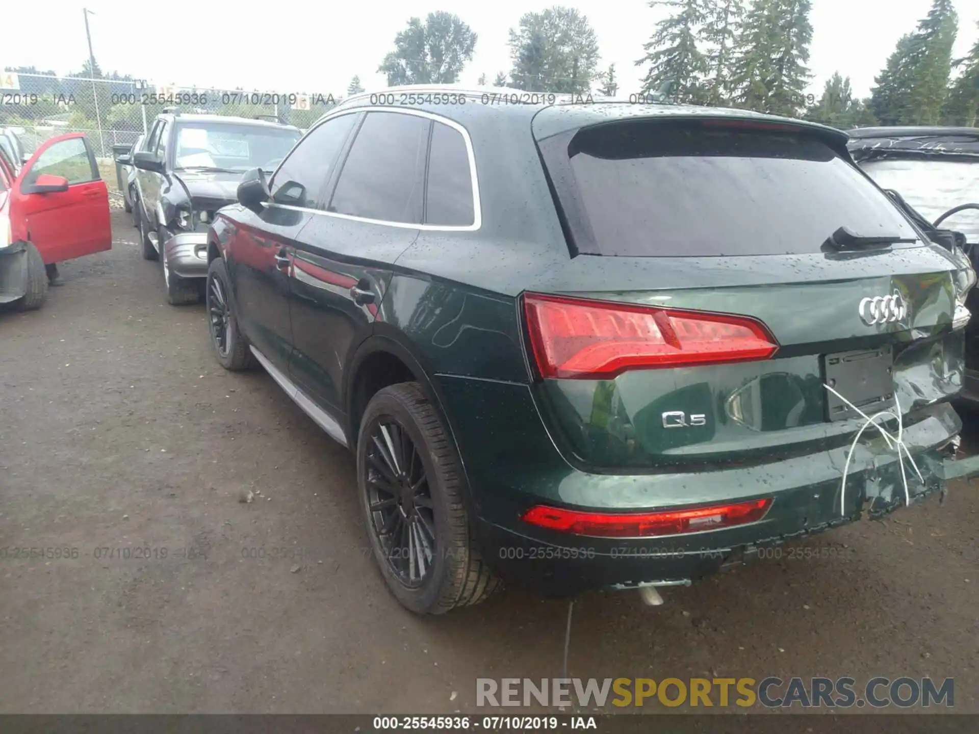 3 Photograph of a damaged car WA1CNAFY5K2051142 AUDI Q5 2019