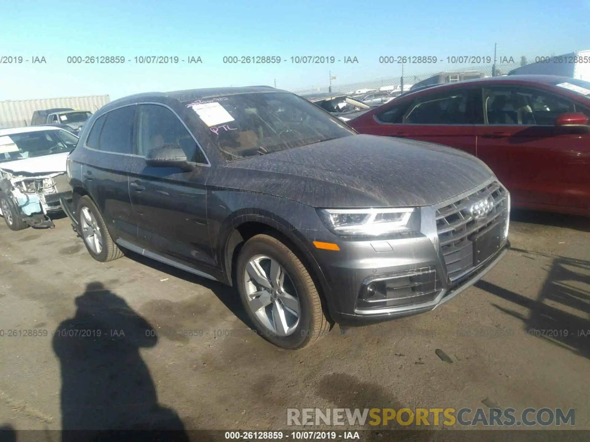 1 Photograph of a damaged car WA1CNAFY6K2089186 AUDI Q5 2019