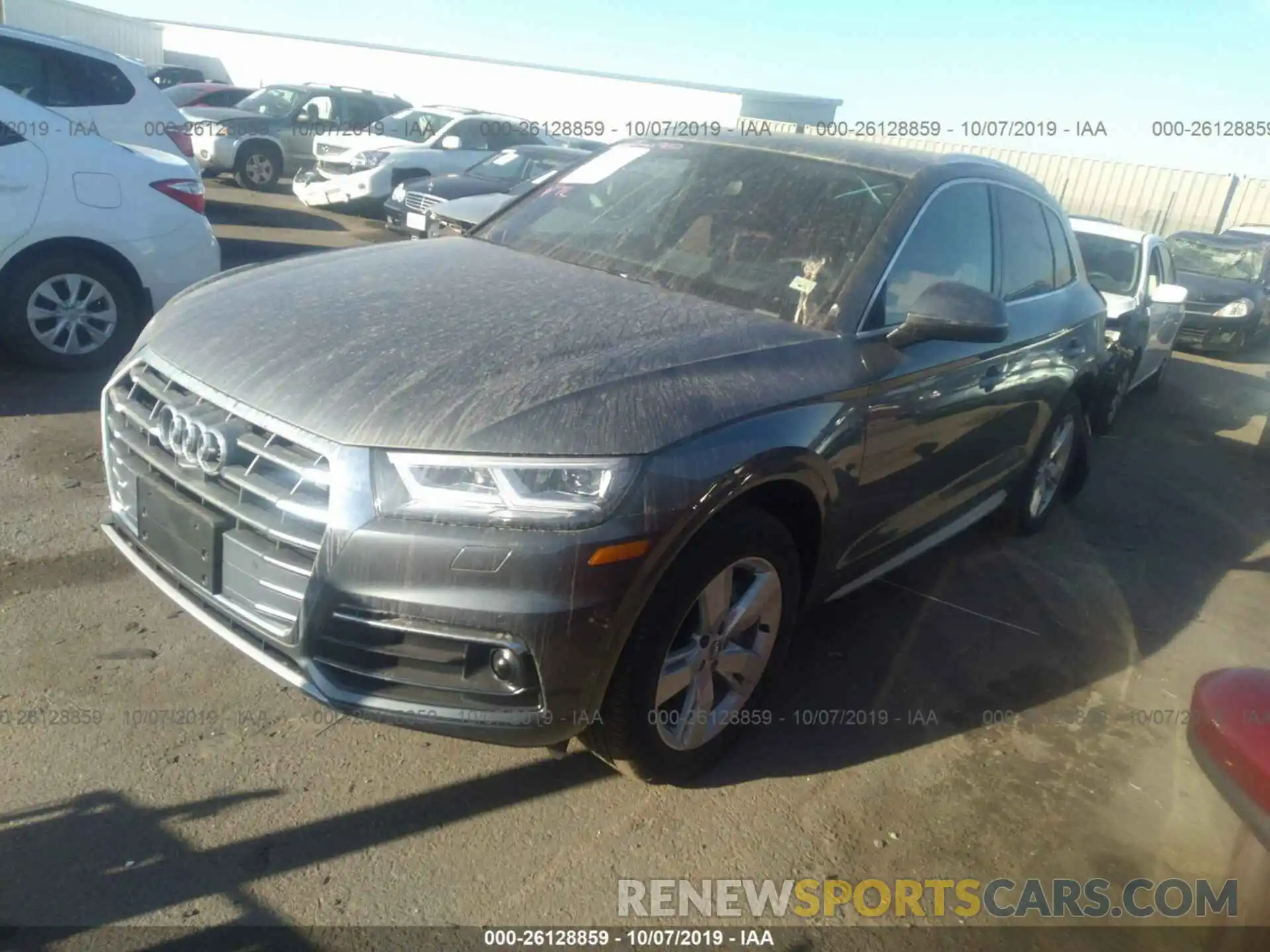 2 Photograph of a damaged car WA1CNAFY6K2089186 AUDI Q5 2019