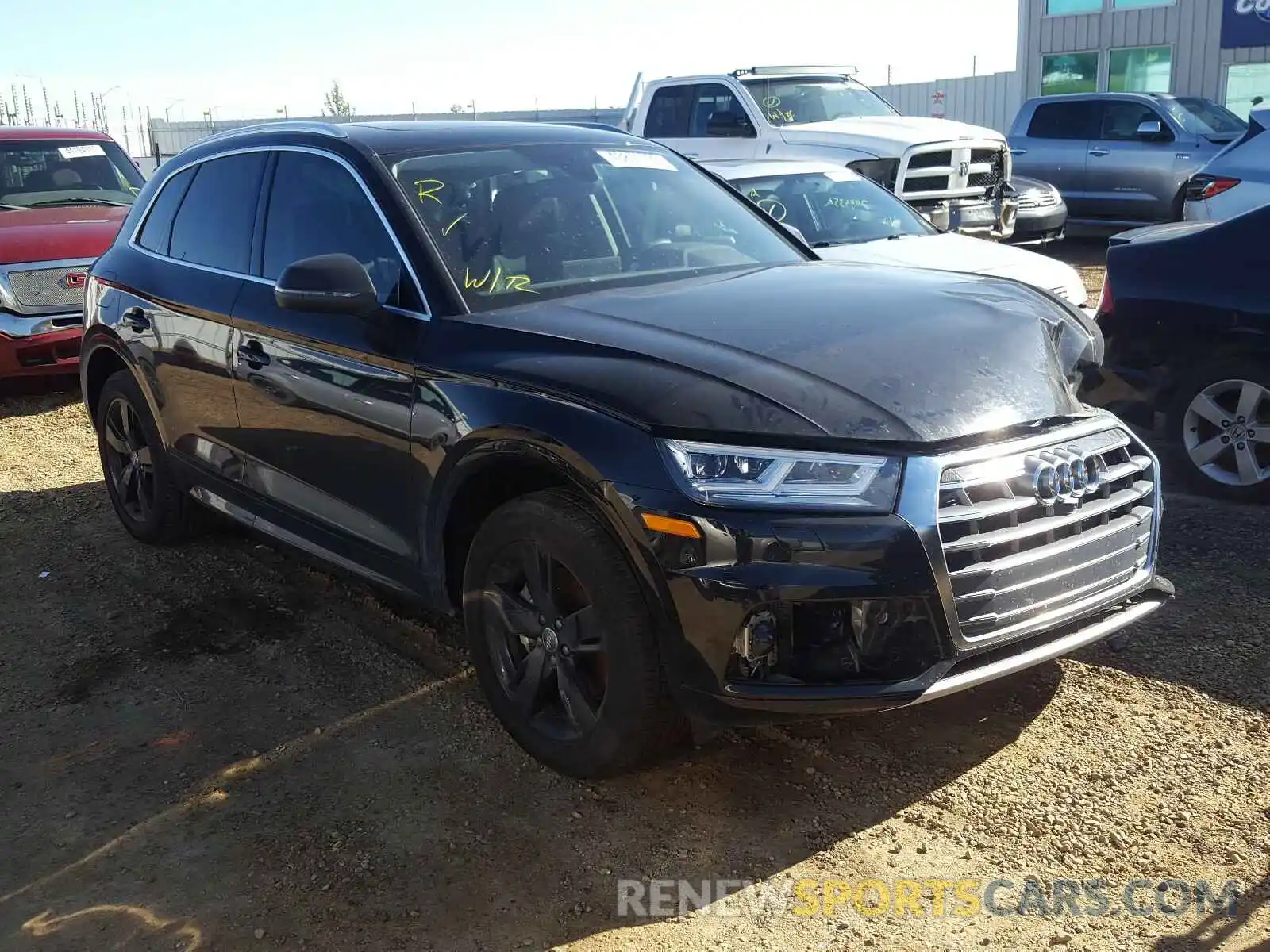 1 Photograph of a damaged car WA1CNAFY6K2096705 AUDI Q5 2019