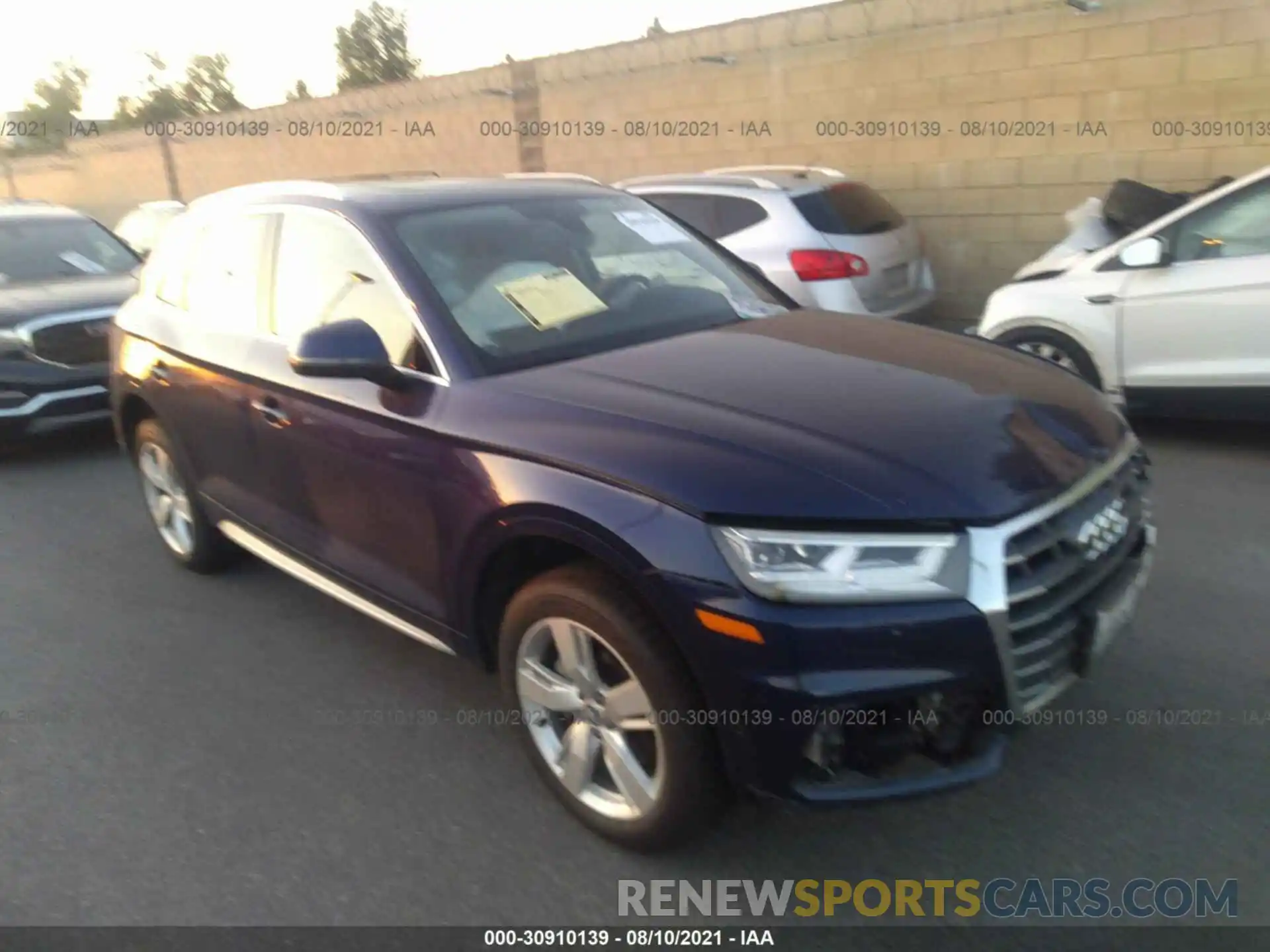 1 Photograph of a damaged car WA1CNAFY7K2024993 AUDI Q5 2019