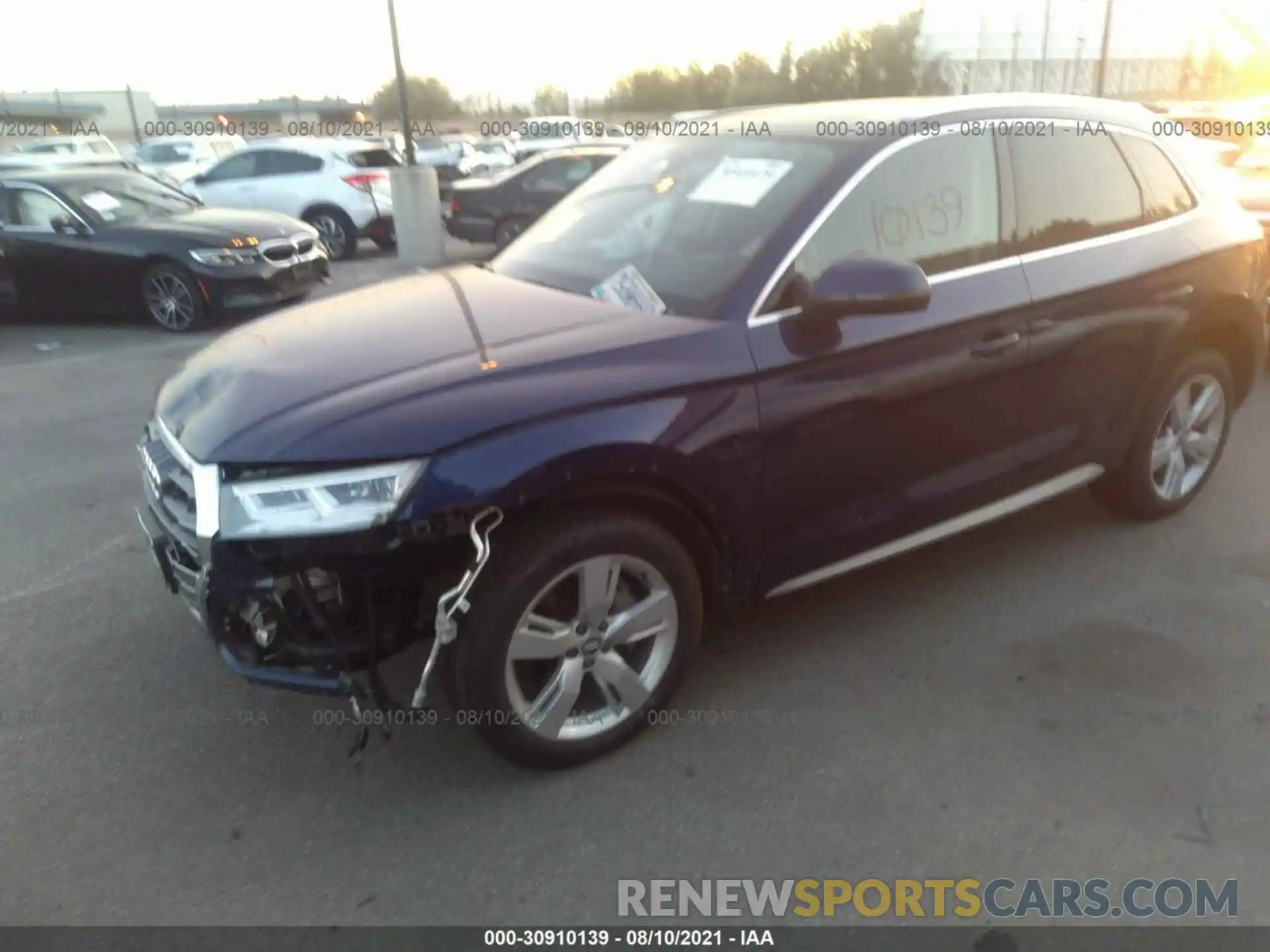 2 Фотография поврежденного автомобиля WA1CNAFY7K2024993 AUDI Q5 2019