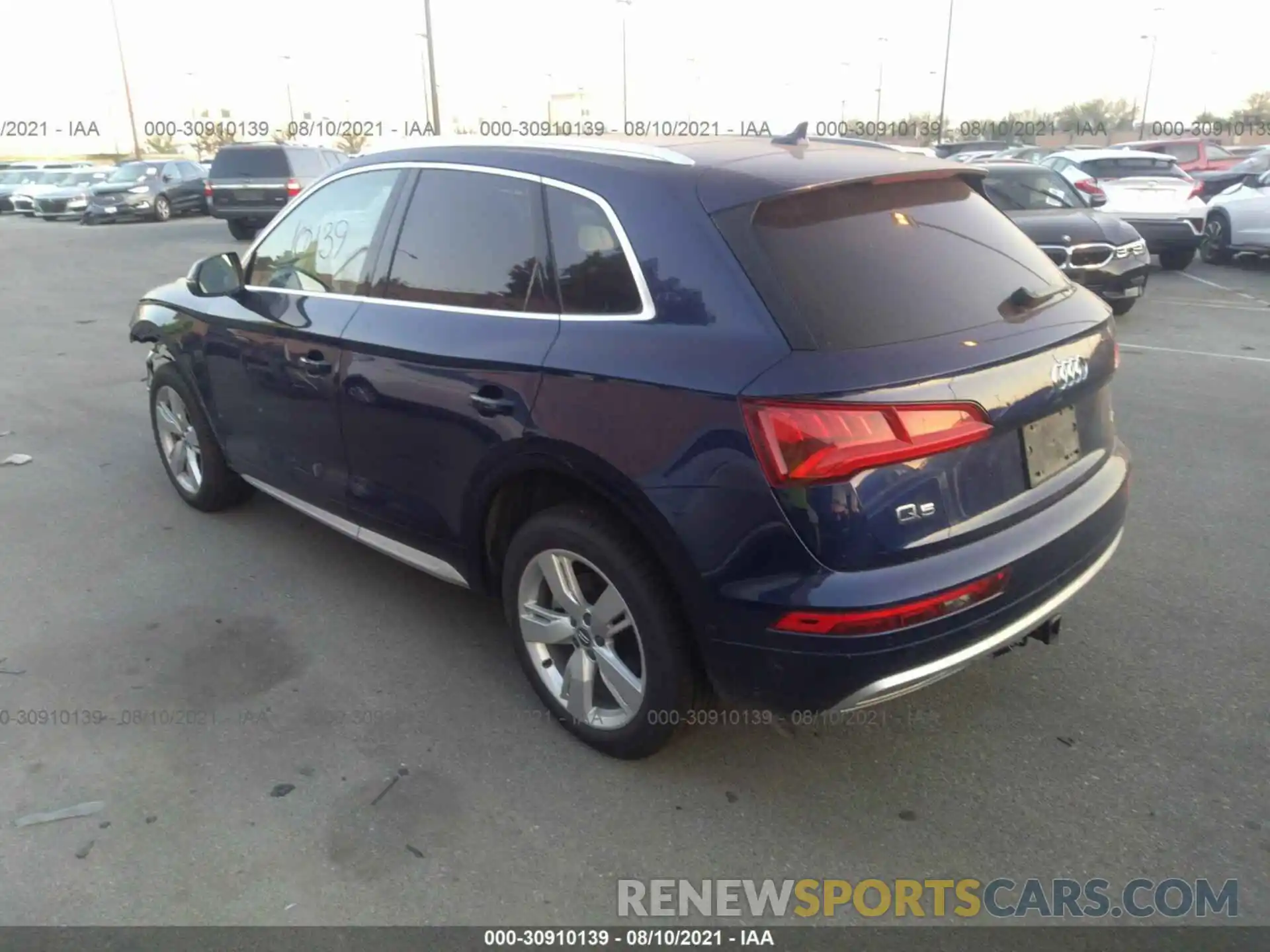 3 Photograph of a damaged car WA1CNAFY7K2024993 AUDI Q5 2019