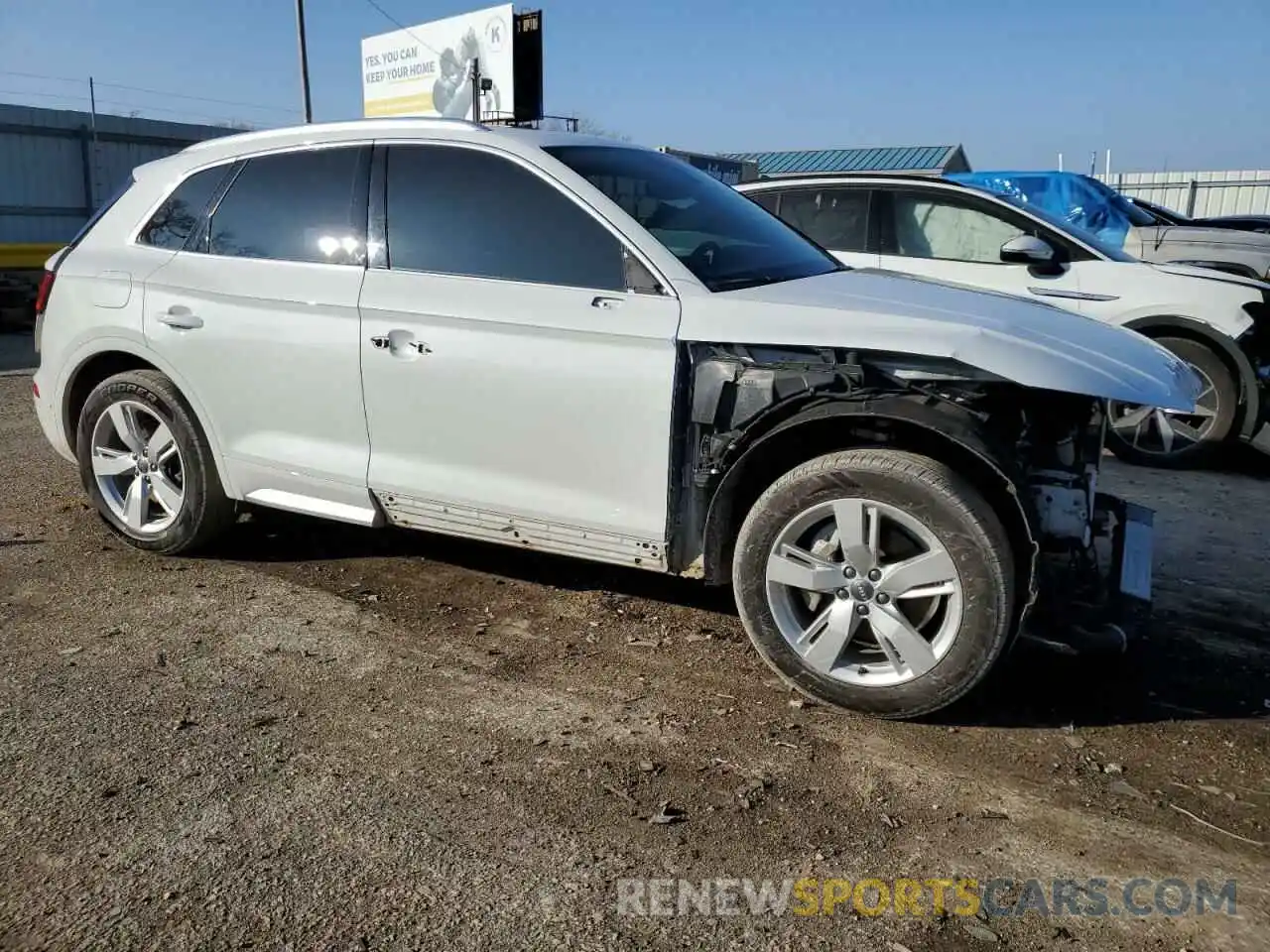 4 Фотография поврежденного автомобиля WA1CNAFY7K2059954 AUDI Q5 2019