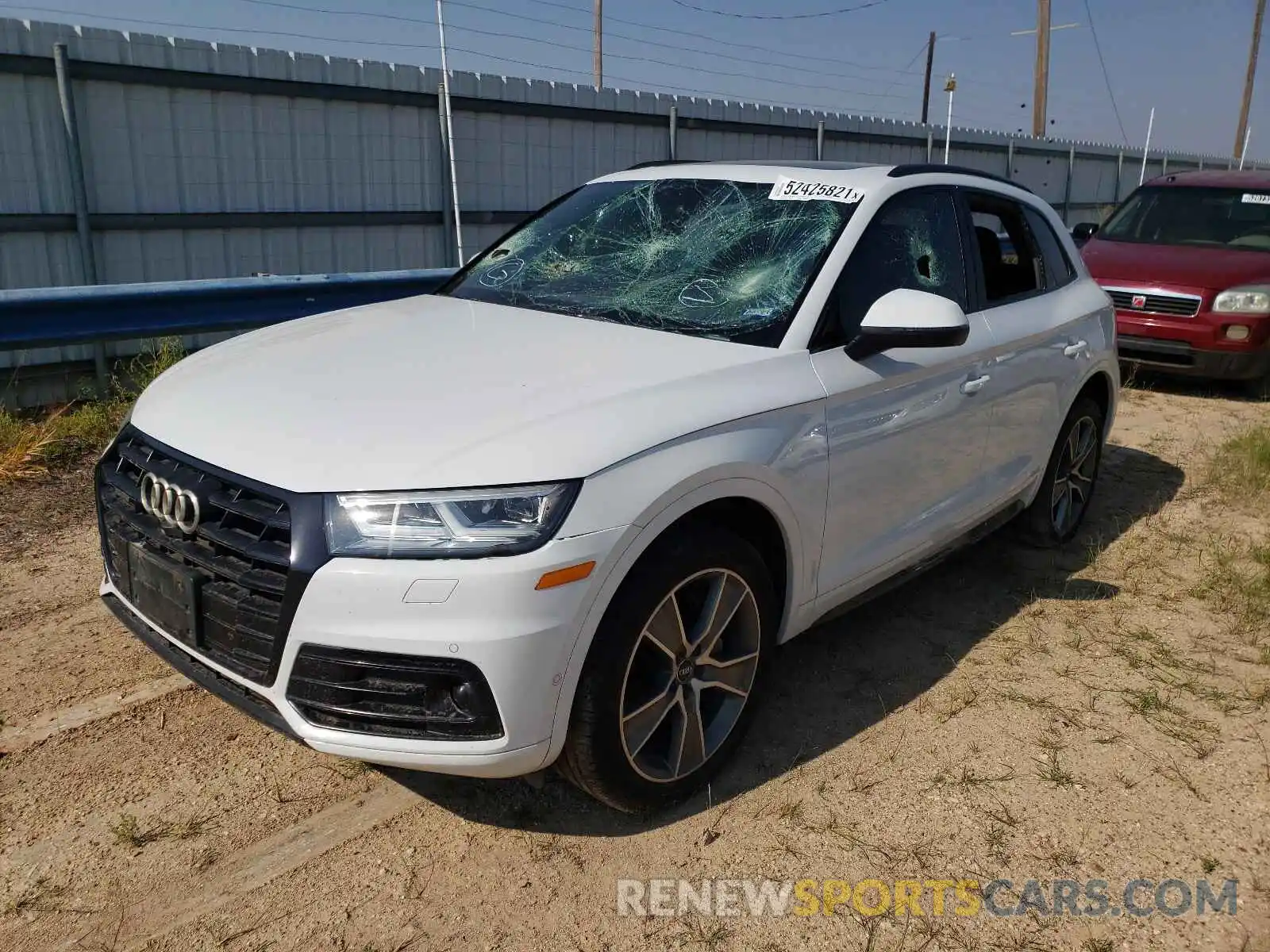 2 Photograph of a damaged car WA1CNAFY7K2063387 AUDI Q5 2019