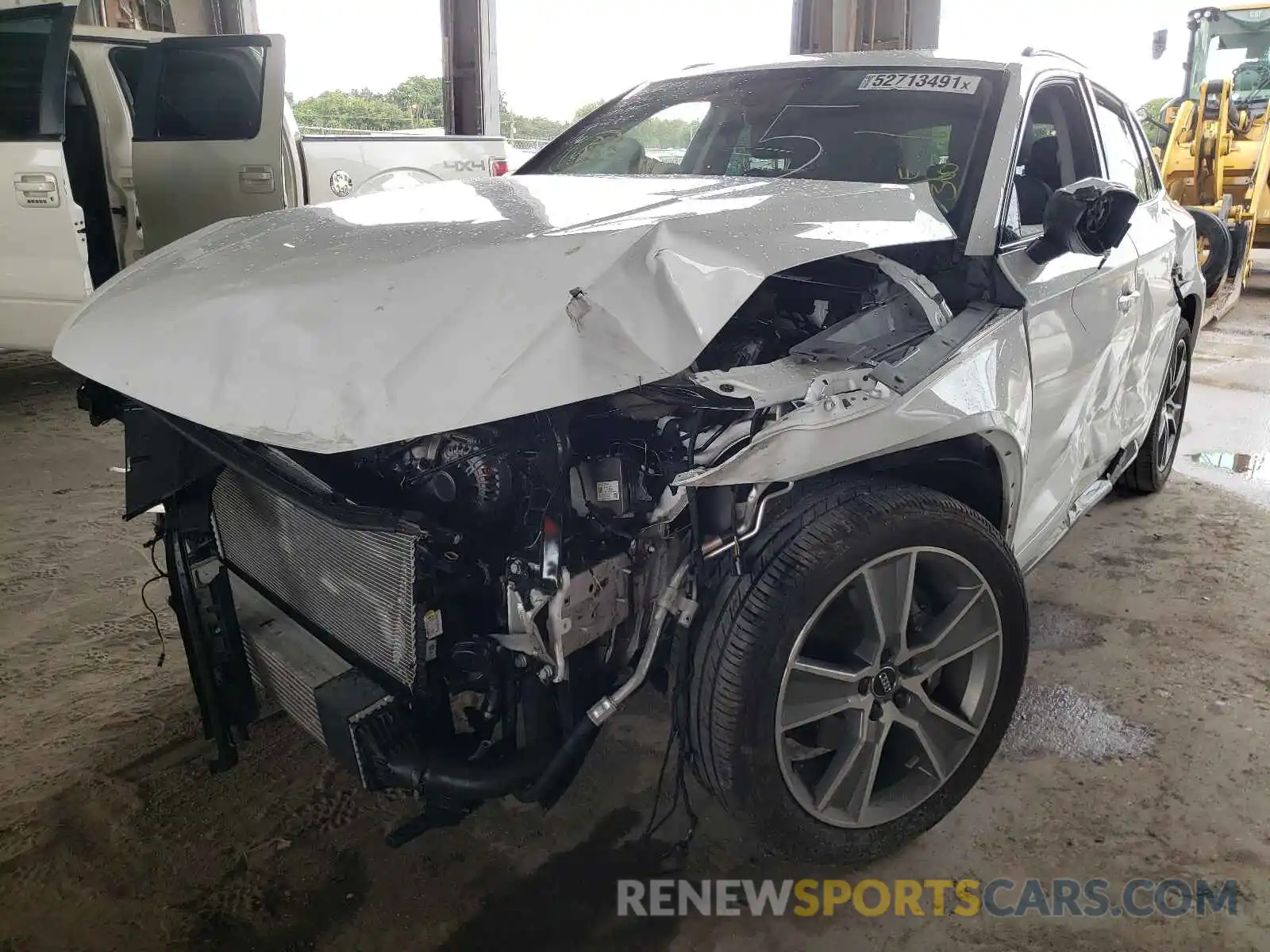 2 Photograph of a damaged car WA1CNAFY7K2079458 AUDI Q5 2019