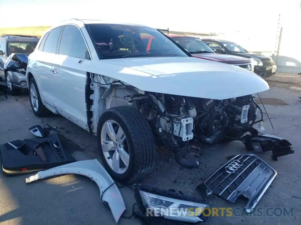 1 Photograph of a damaged car WA1CNAFY7K2110983 AUDI Q5 2019