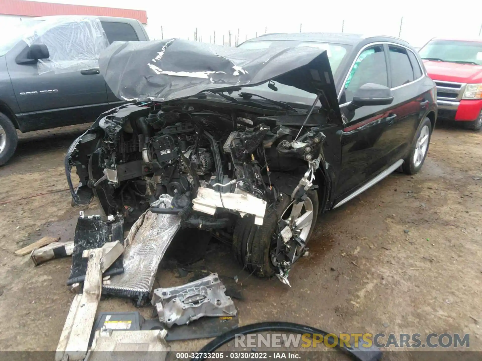 2 Photograph of a damaged car WA1CNAFY7K2129985 AUDI Q5 2019