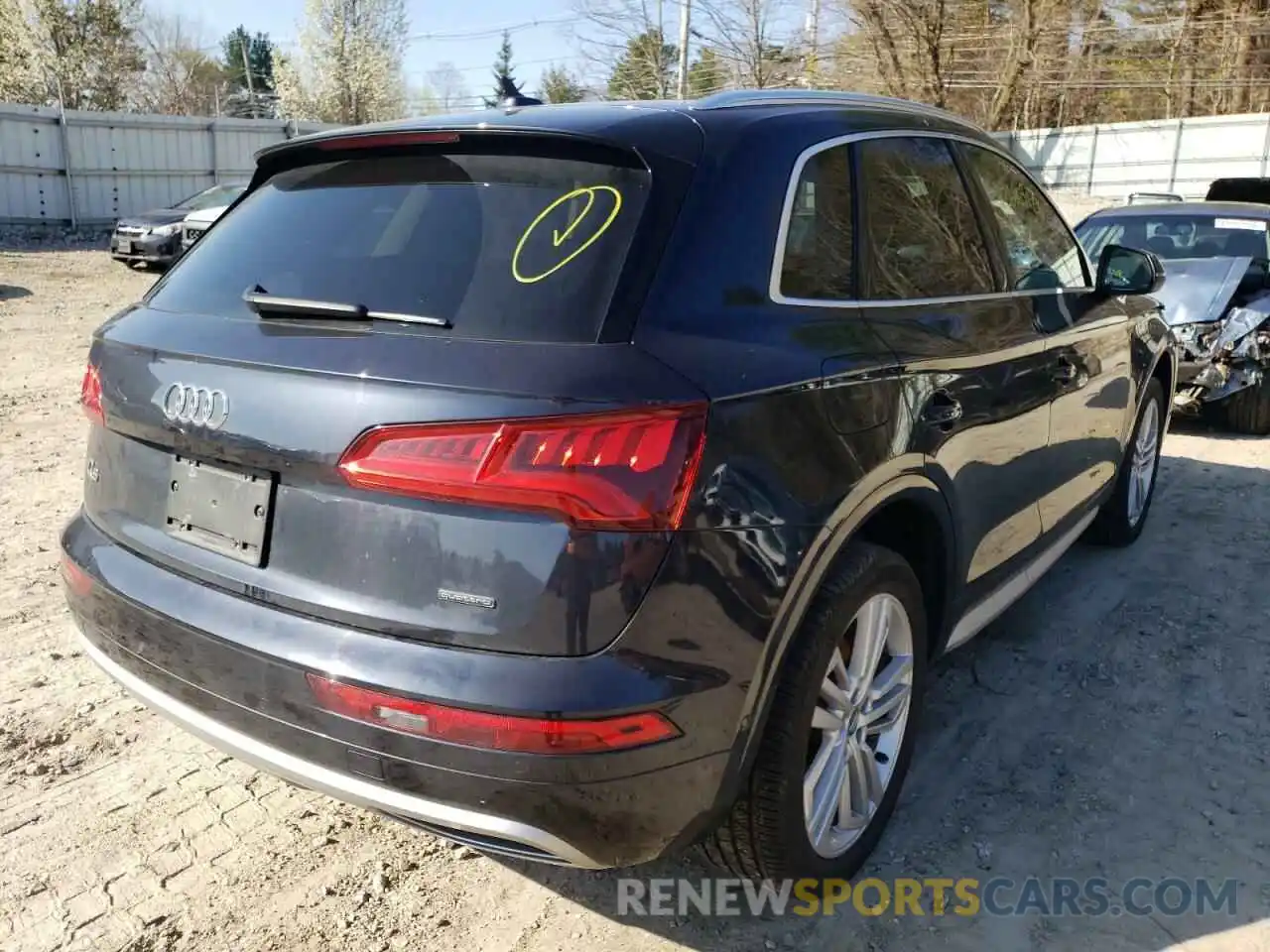 4 Фотография поврежденного автомобиля WA1CNAFY7K2130912 AUDI Q5 2019