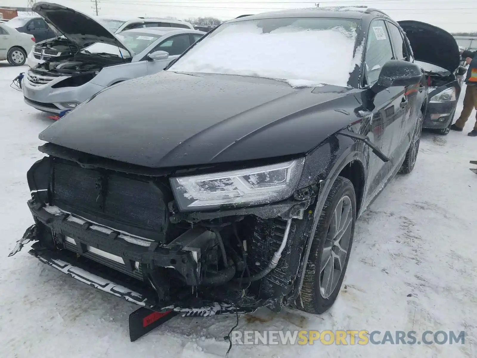 2 Photograph of a damaged car WA1CNAFY8K2021701 AUDI Q5 2019