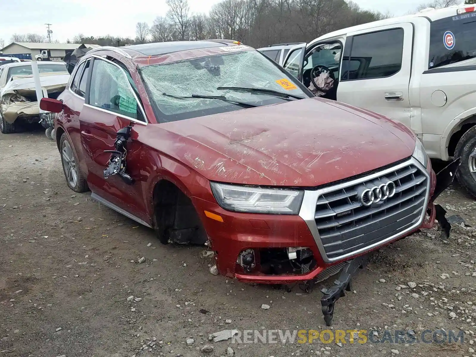 1 Photograph of a damaged car WA1CNAFY8K2024324 AUDI Q5 2019