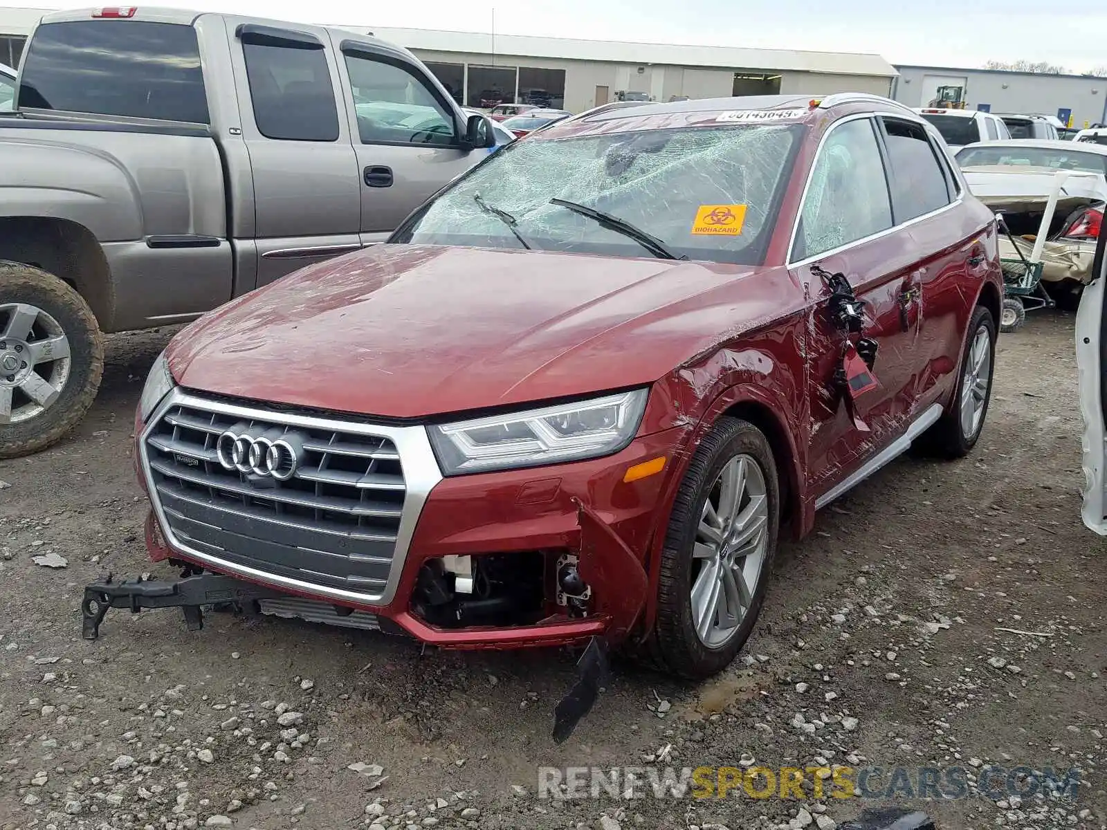 2 Photograph of a damaged car WA1CNAFY8K2024324 AUDI Q5 2019